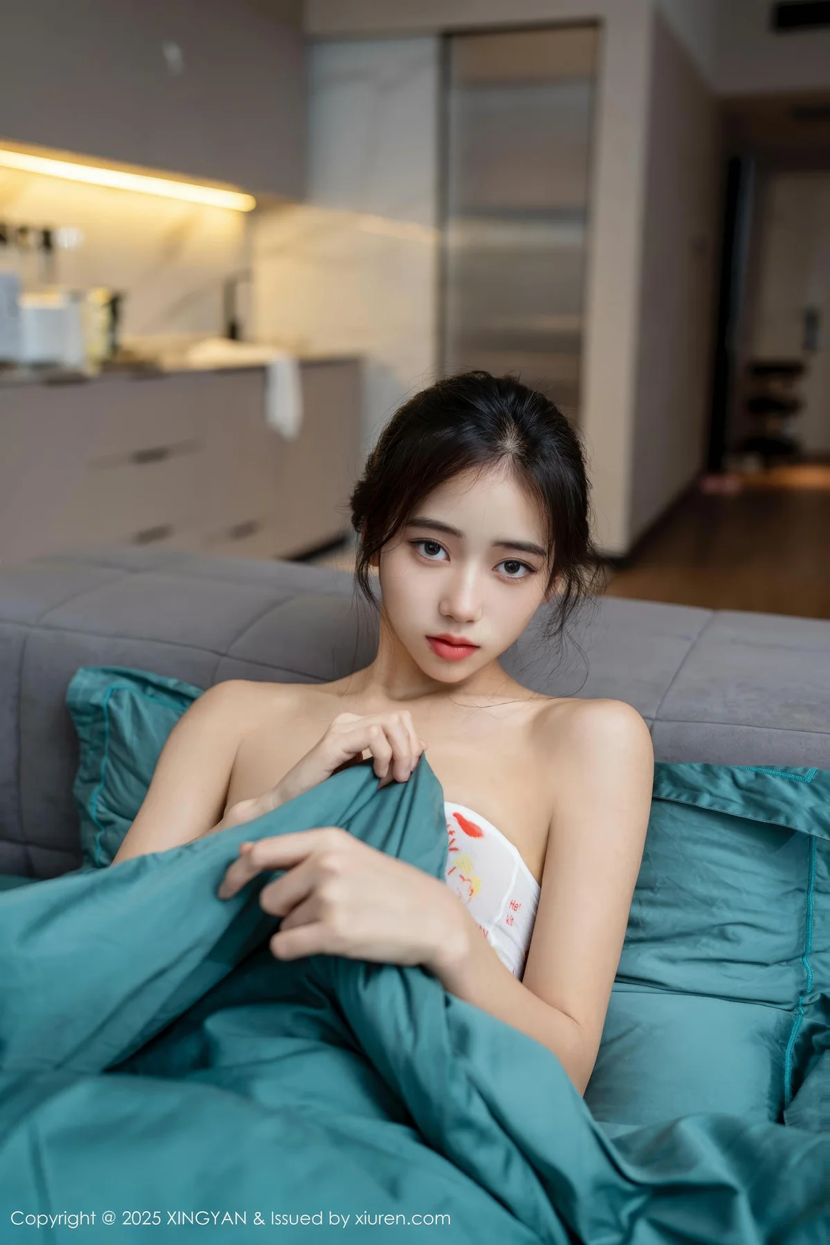 XINGYAN 星颜社 Vol.353 时安安 性感白色丝袜 - 2