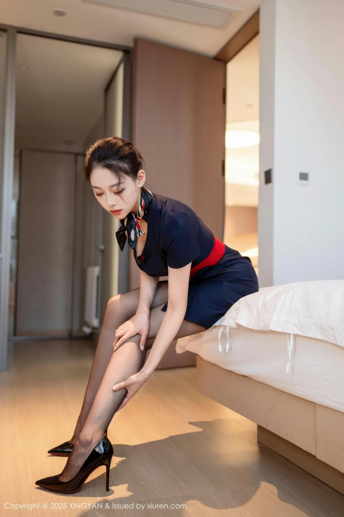 XINGYAN 星颜社 Vol.354 清妙 空姐制服诱惑 - 6