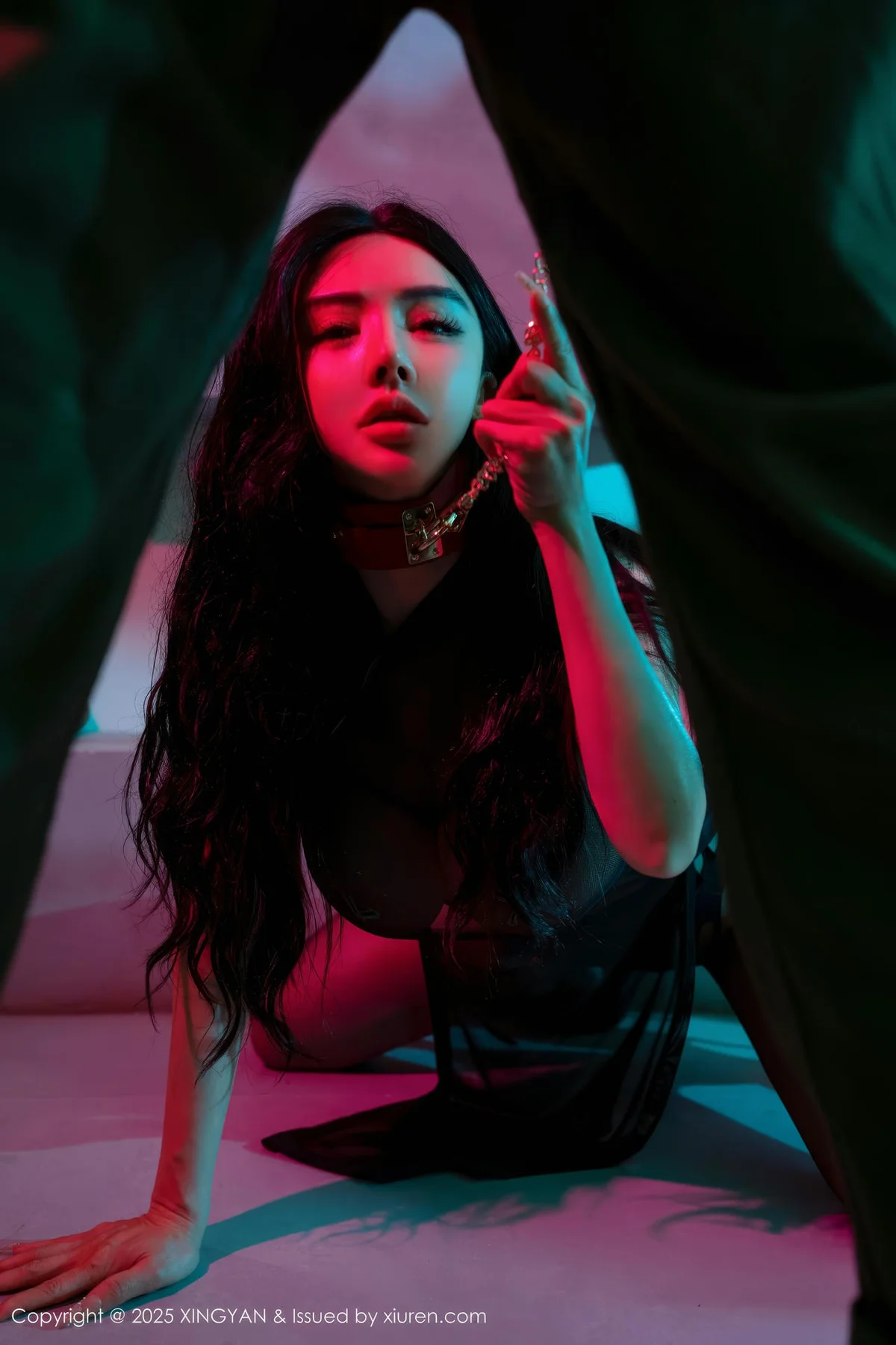 XINGYAN 星颜社 Vol.359 潘思沁 黑色情趣内衣 - 2