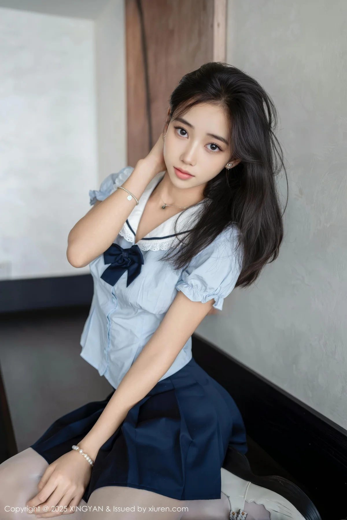 XINGYAN 星颜社 Vol.360 时安安 白色丝袜清纯jk - 1