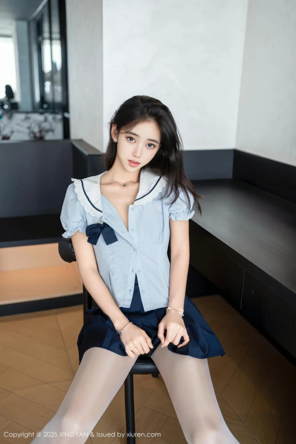 XINGYAN 星颜社 Vol.360 时安安 白色丝袜清纯jk - 9