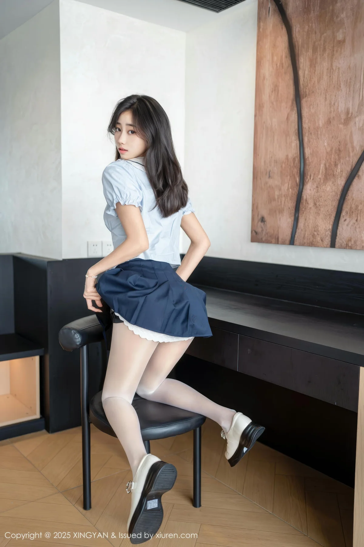 XINGYAN 星颜社 Vol.360 时安安 白色丝袜清纯jk - 1