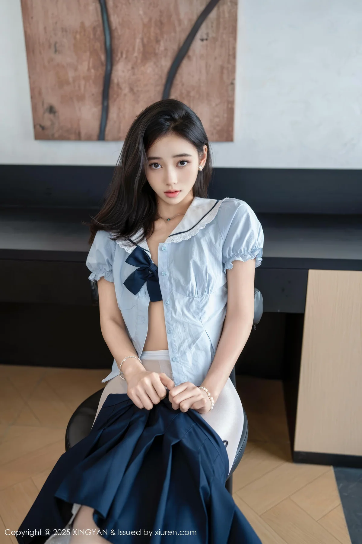 XINGYAN 星颜社 Vol.360 时安安 白色丝袜清纯jk - 8