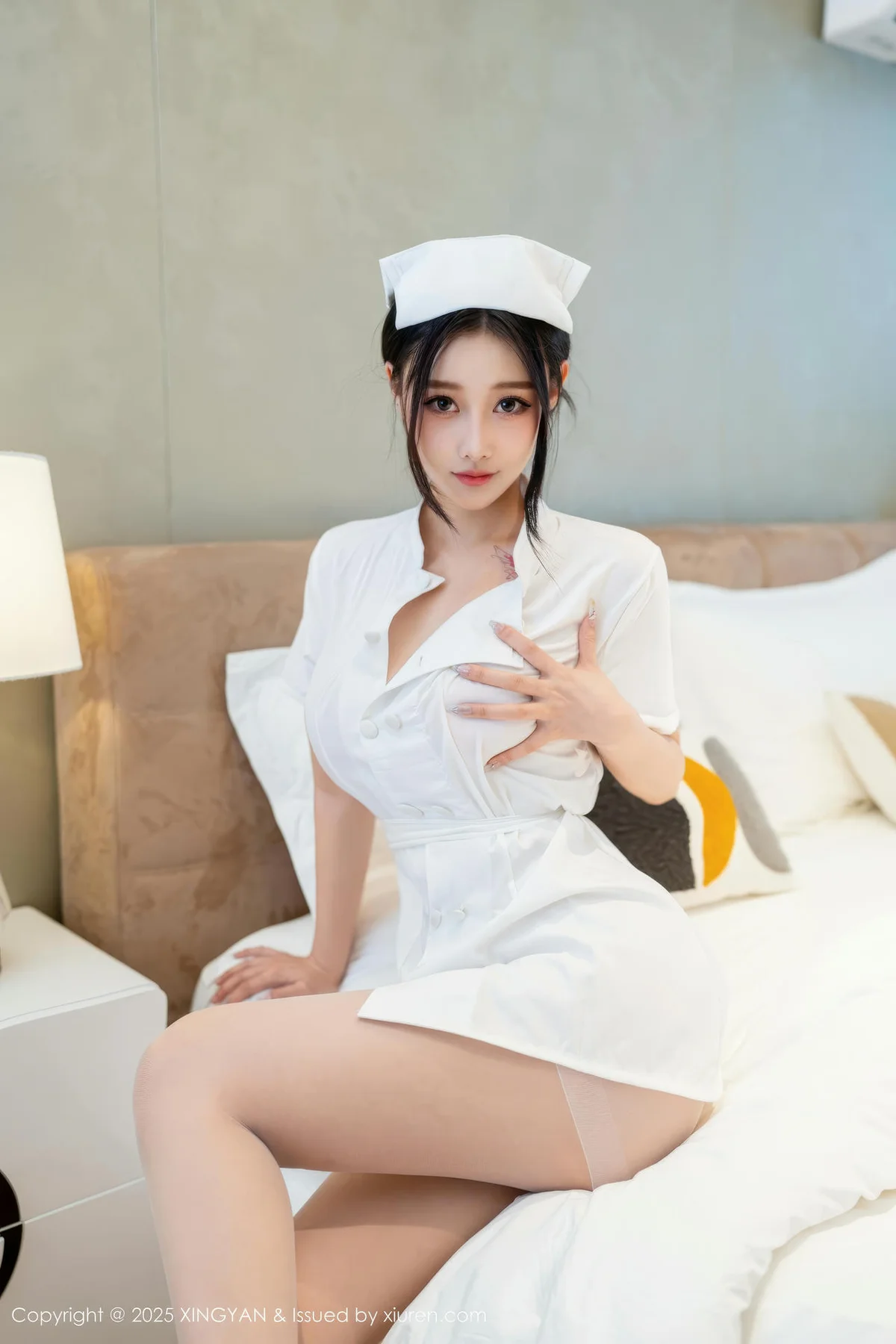 XINGYAN 星颜社 Vol.362 木森vita 白色护士制服诱惑 - 5