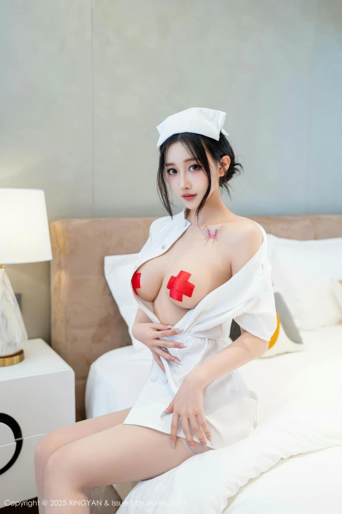 XINGYAN 星颜社 Vol.362 木森vita 白色护士制服诱惑 - 8