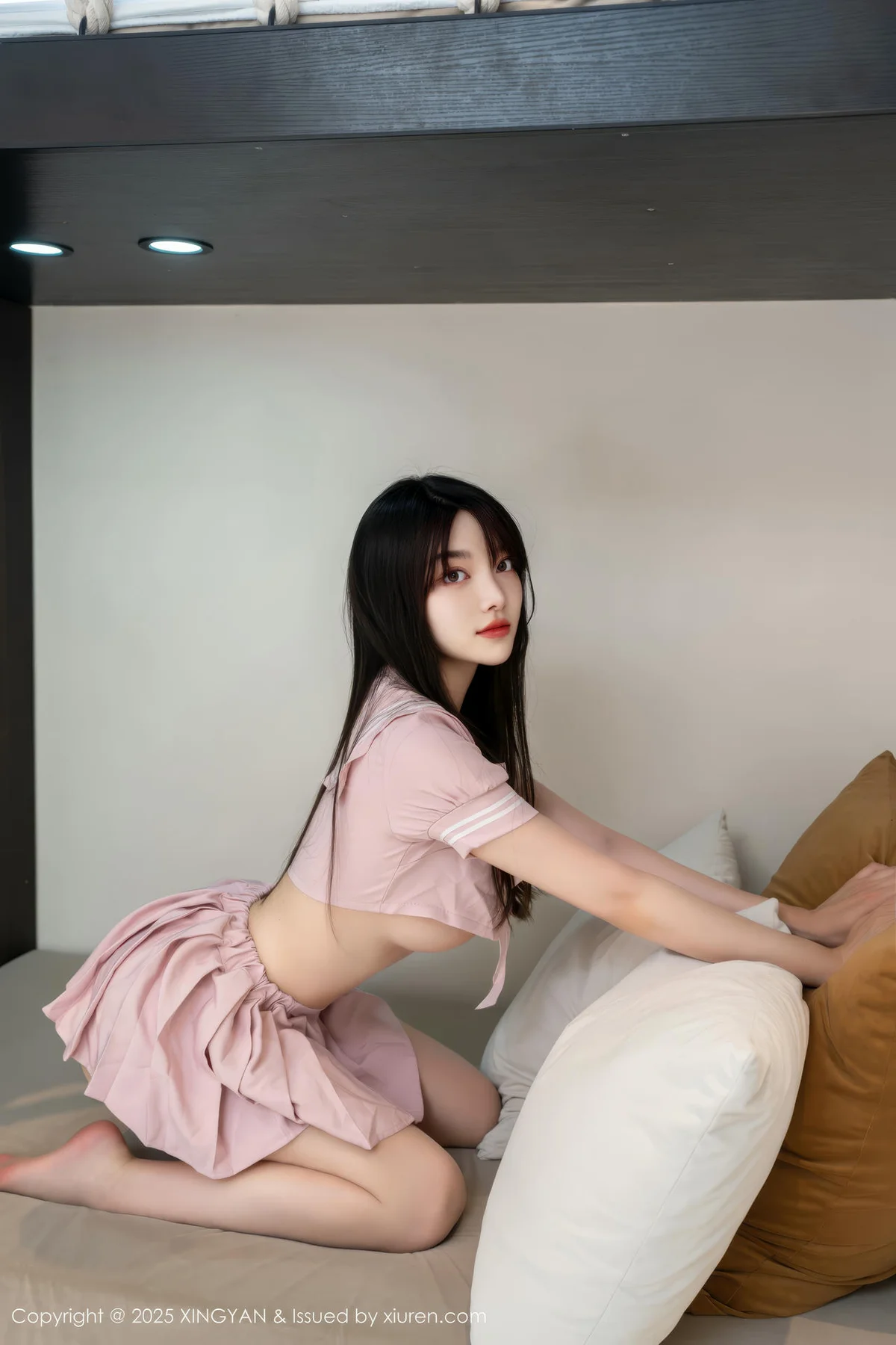 XINGYAN 星颜社 Vol.364 白露lulu 粉色JK制服 - 1