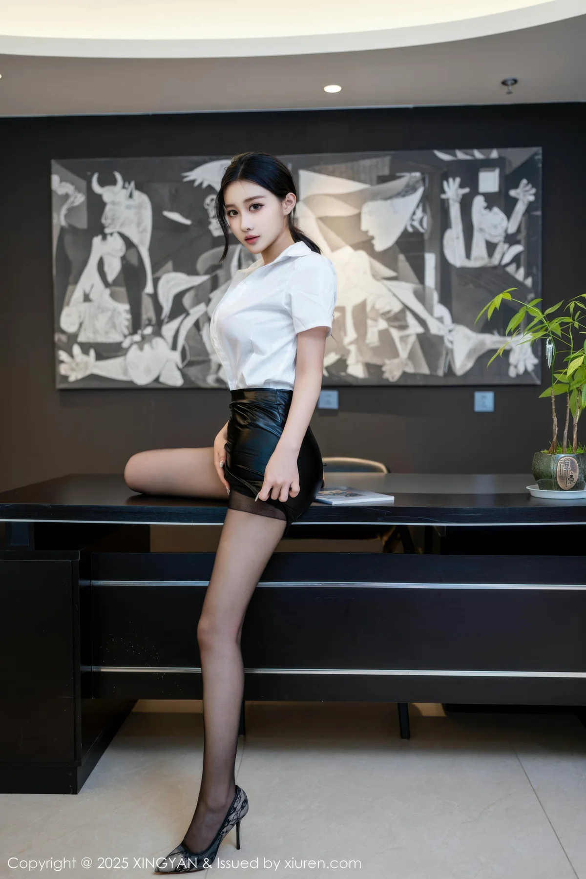XINGYAN 星颜社 Vol.367 木森vita 白T短裙丰满诱惑 - 6