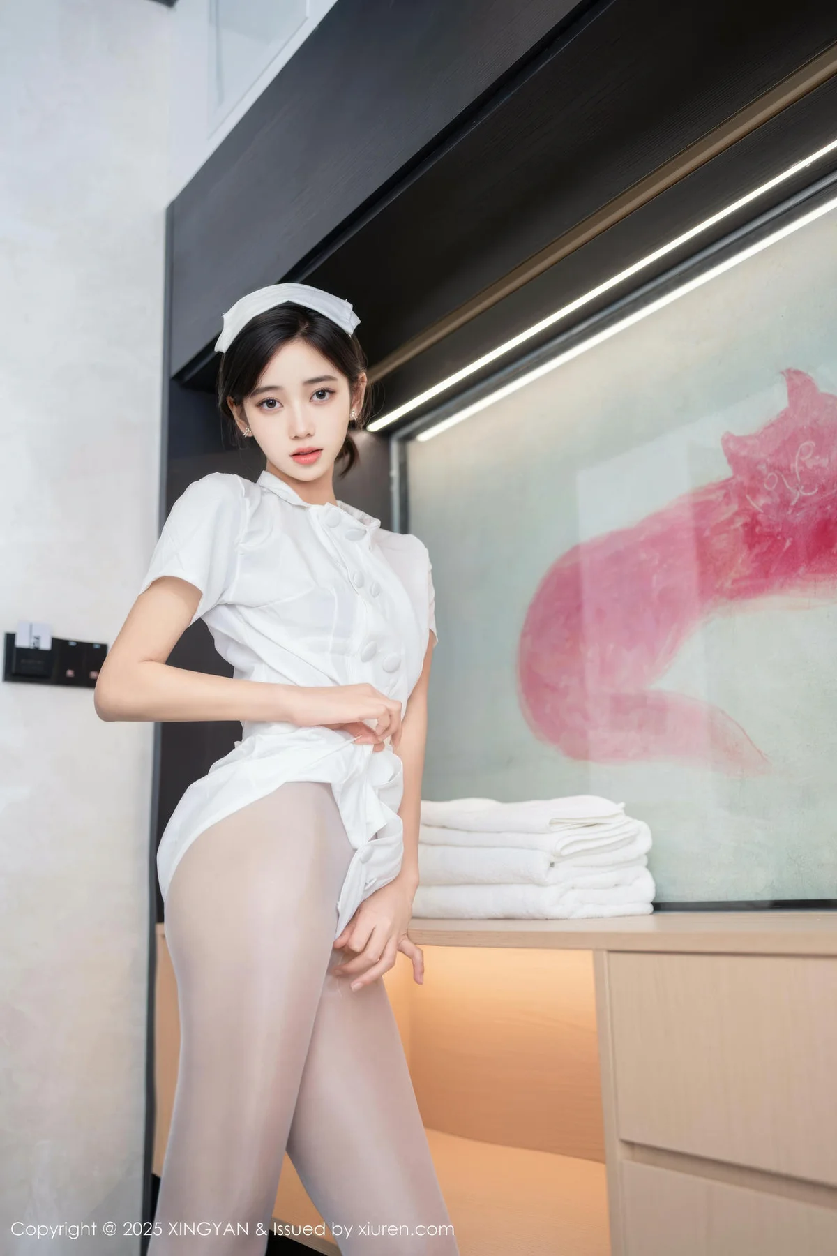 XINGYAN 星颜社 Vol.371 时安安 白色护士制服 - 8