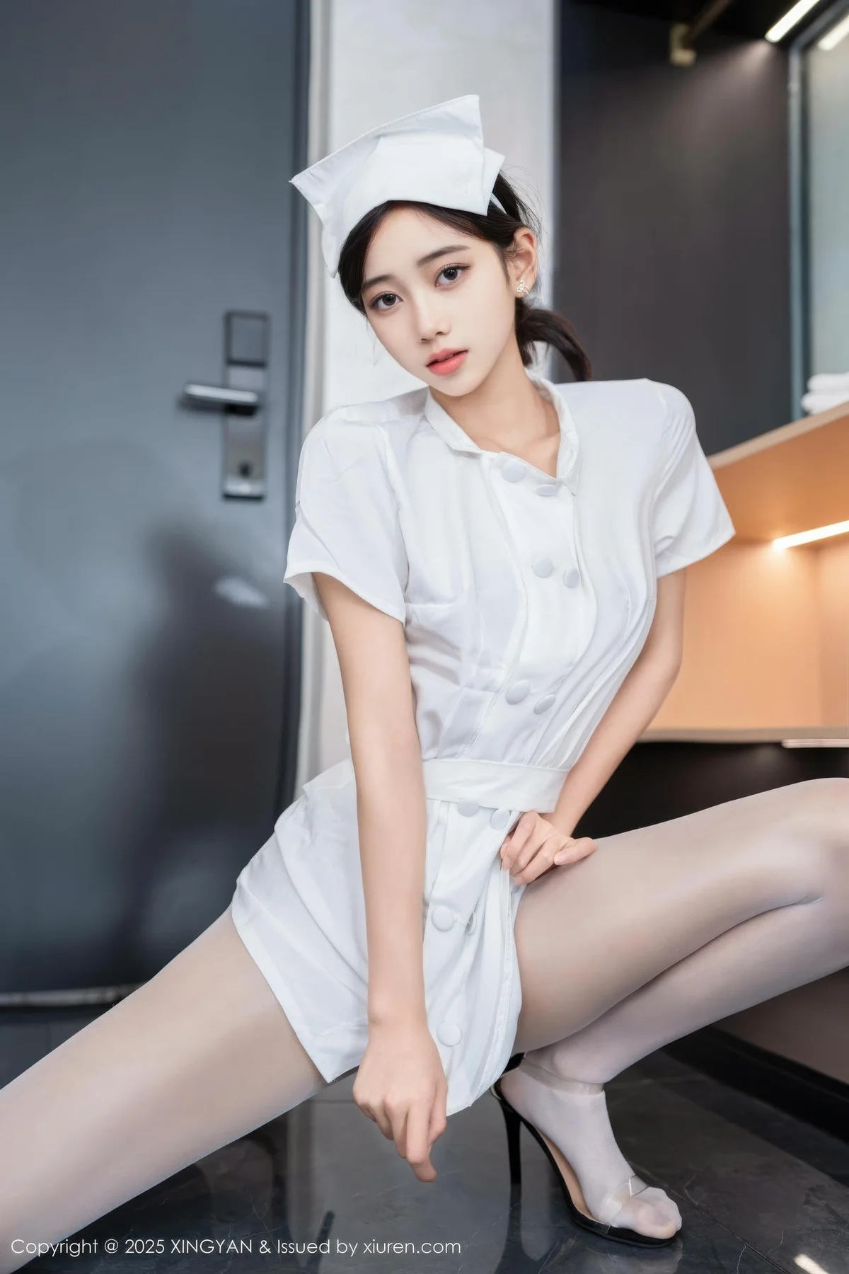 XINGYAN 星颜社 Vol.371 时安安 白色护士制服 - 8