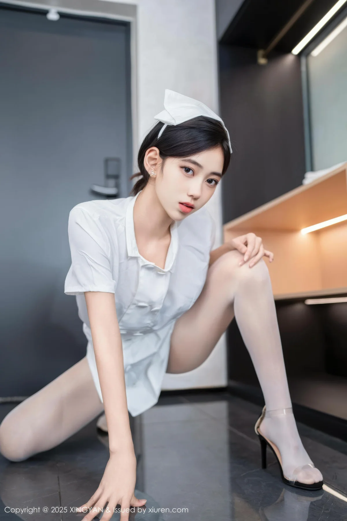 XINGYAN 星颜社 Vol.371 时安安 白色护士制服 - 9