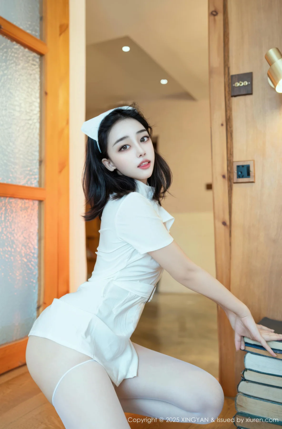 XINGYAN 星颜社 Vol.381 阮福福 性感白色护士制服 - 3