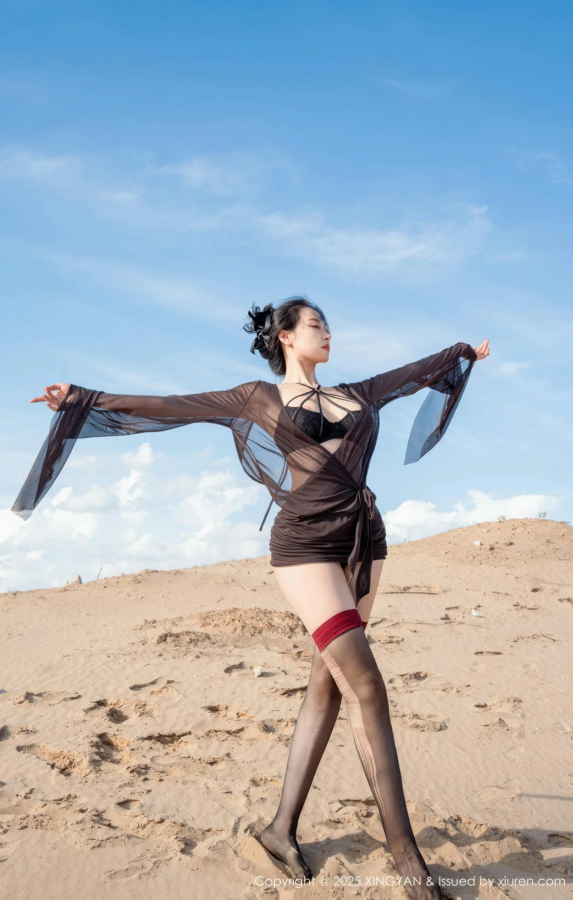XINGYAN 星颜社 Vol.387 清妙 性感魅惑黑丝 - 4