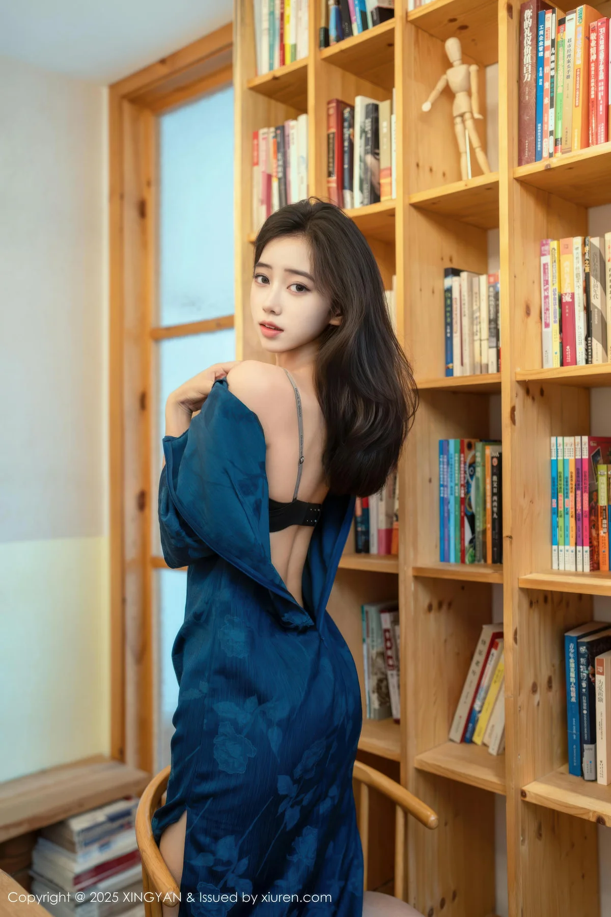 XINGYAN 星颜社 Vol.390 时安安 深色旗袍搭配 - 4