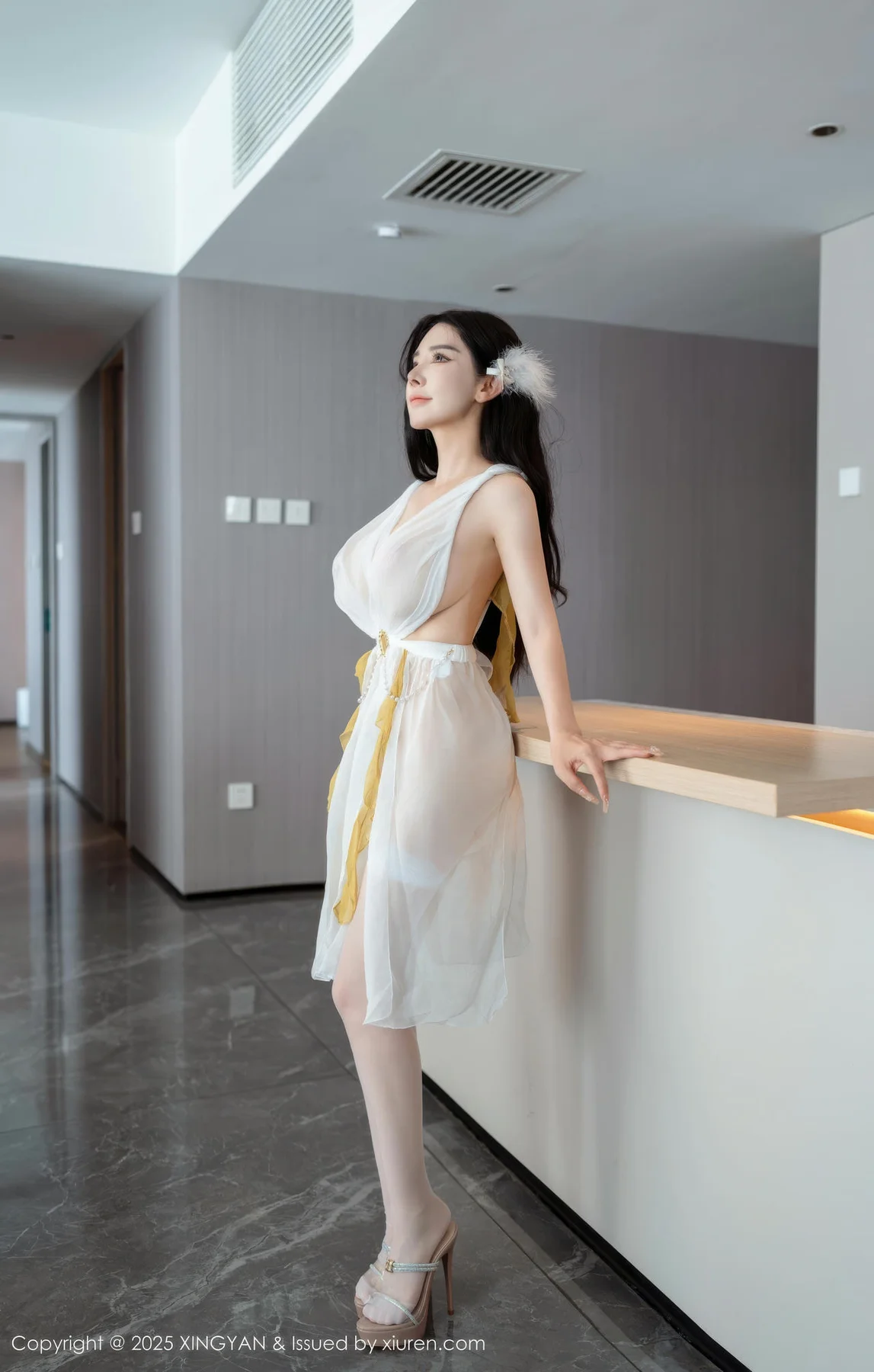 XINGYAN 星颜社 Vol.392 潘思沁 白色情趣透视服饰 - 1