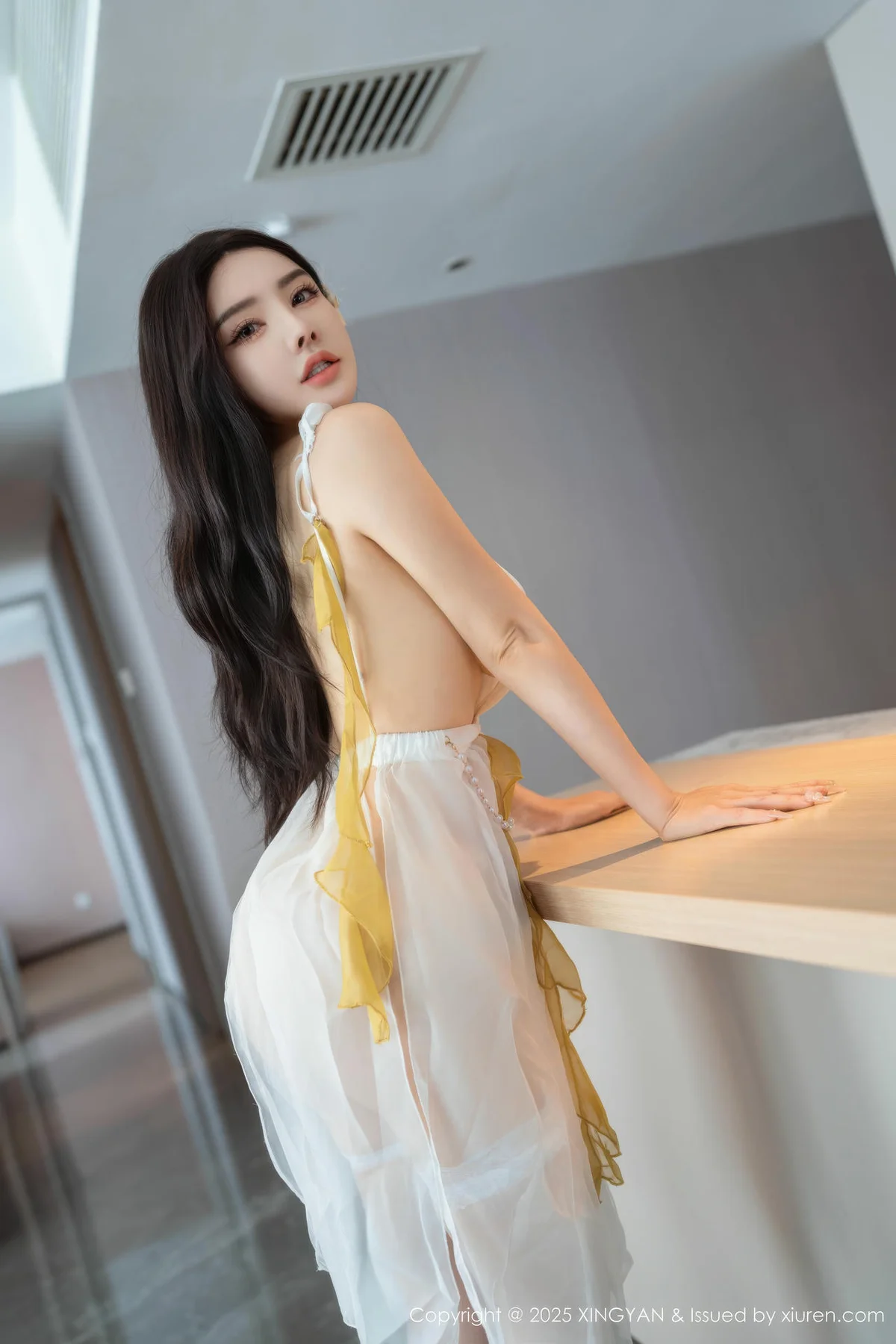 XINGYAN 星颜社 Vol.392 潘思沁 白色情趣透视服饰 - 4