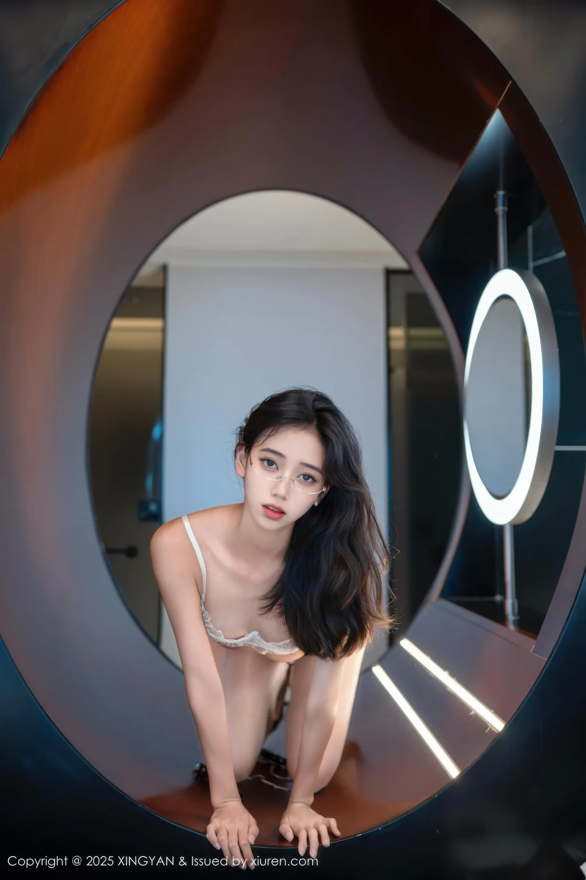 XINGYAN 星颜社 Vol.404 时安安 白色情趣内衣肉丝 - 5