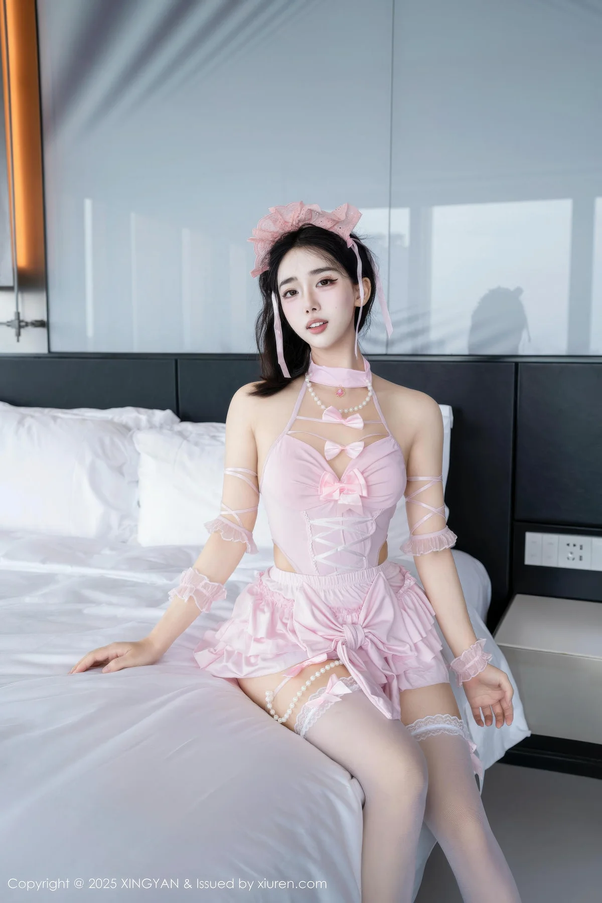 XINGYAN 星颜社 Vol.417 阮福福 粉色情趣内衣 - 9