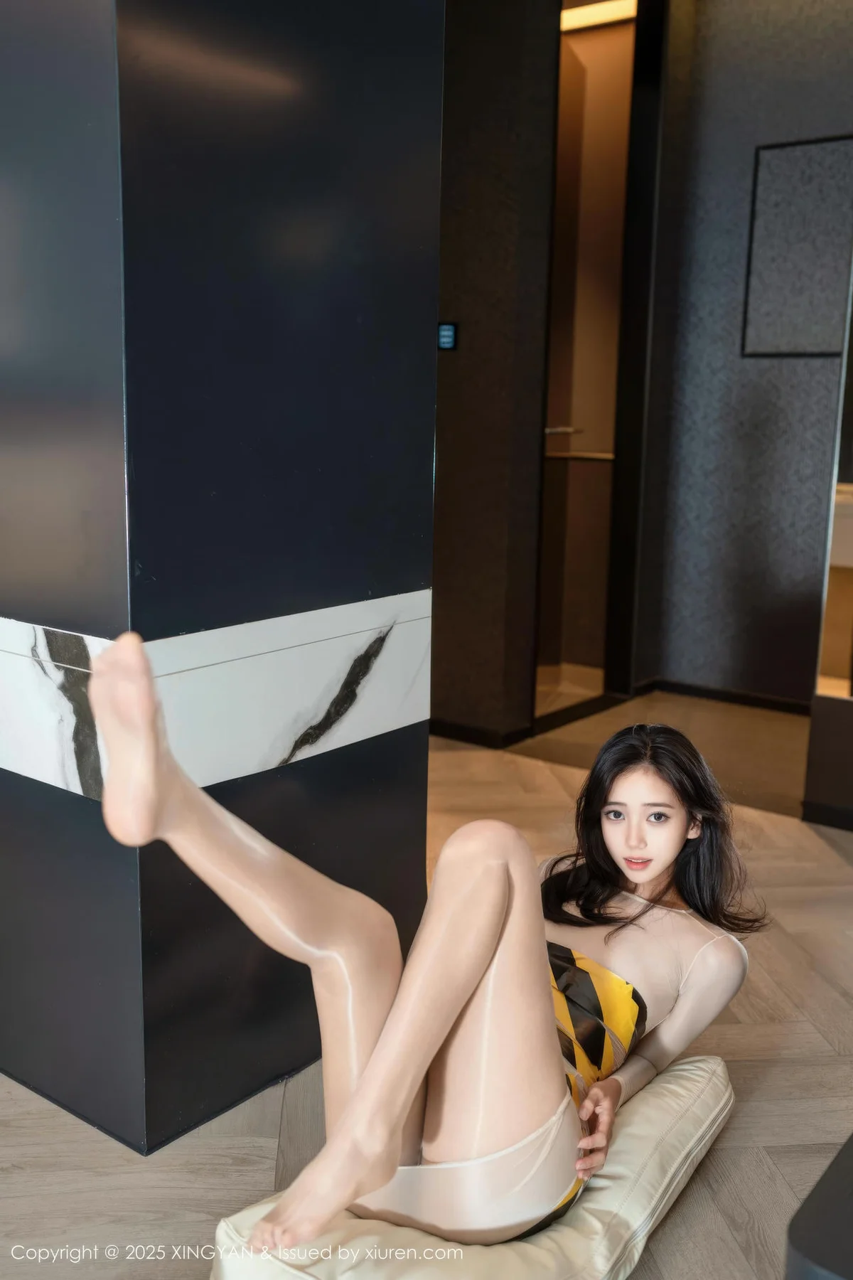 XINGYAN 星颜社 Vol.421 时安安 捆绑肉色连衣短裙 - 6