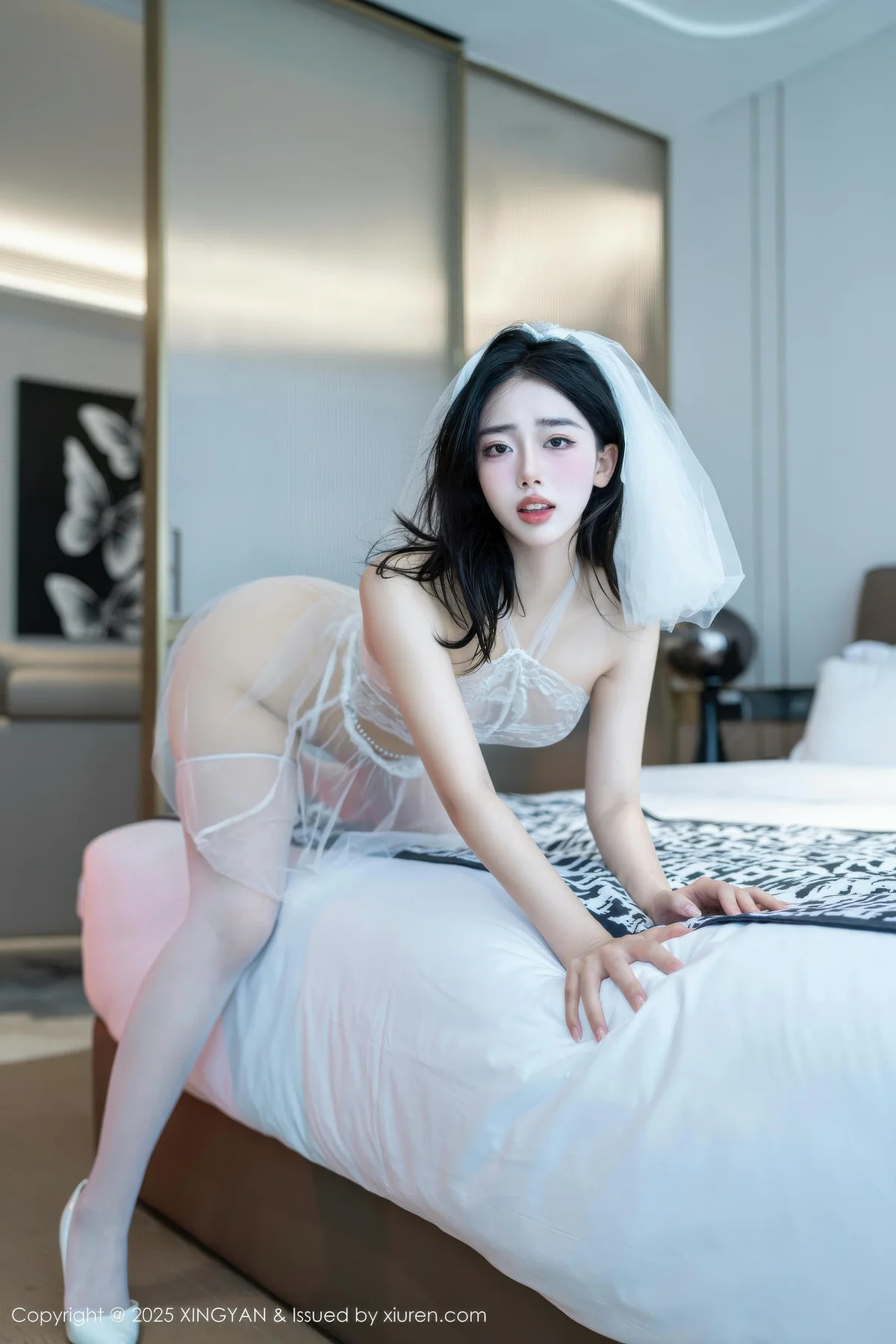 XINGYAN 星颜社 Vol.429 阮福福 蕾丝透视白色情趣 - 4