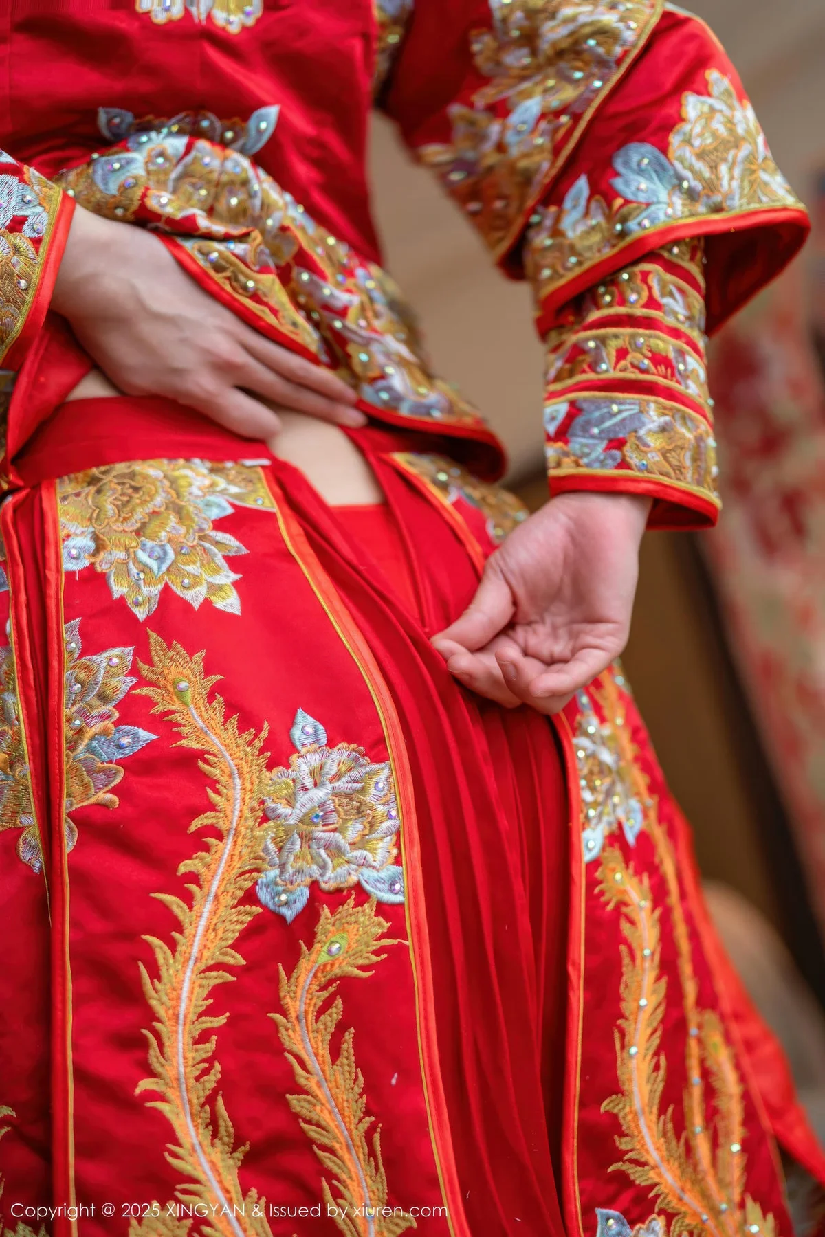 XINGYAN 星颜社 Vol.438 大美妞儿 红色新娘服饰 - 7