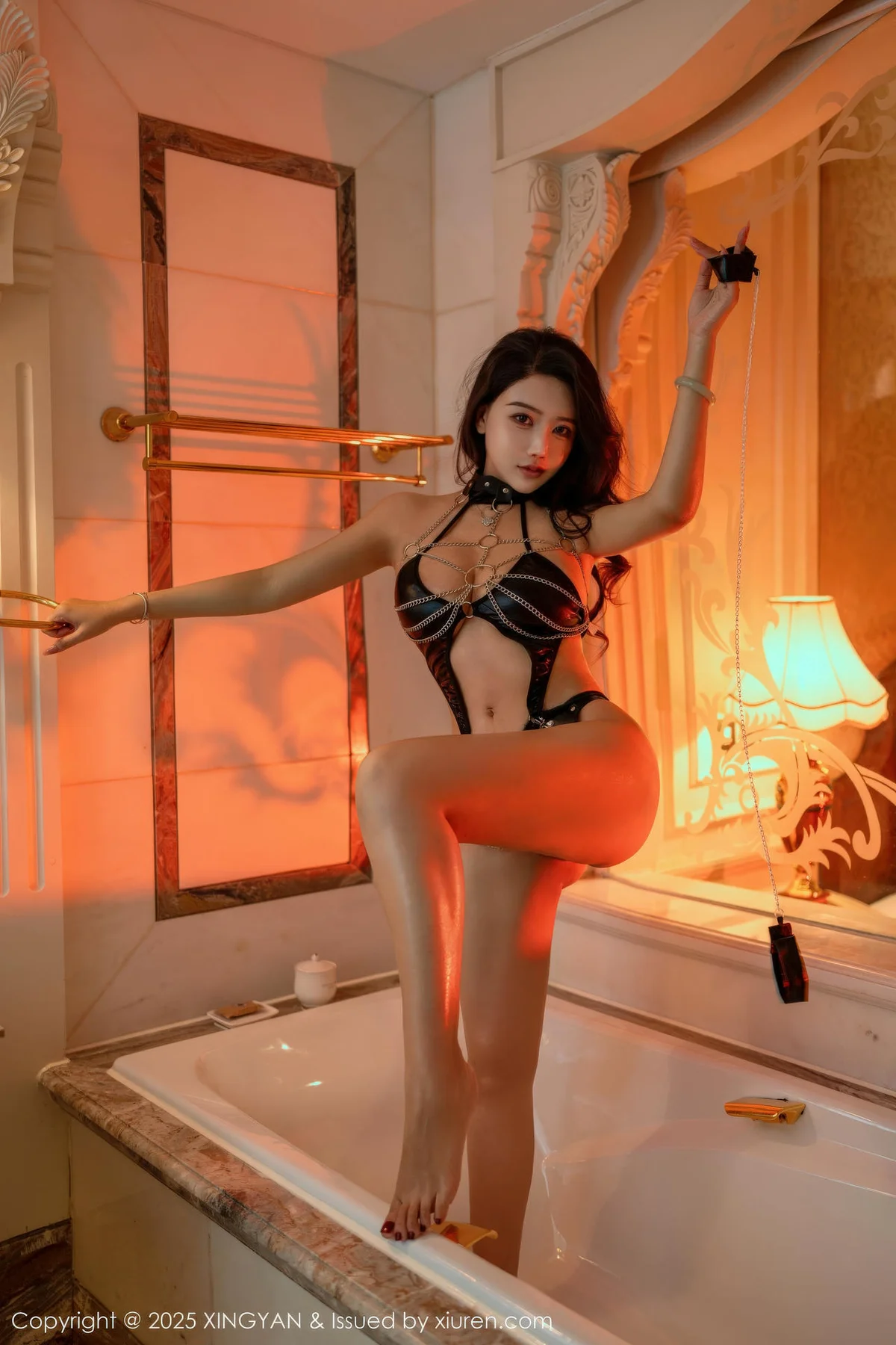 XINGYAN 星颜社 Vol.443 李若汐 黑色情趣服饰 - 1