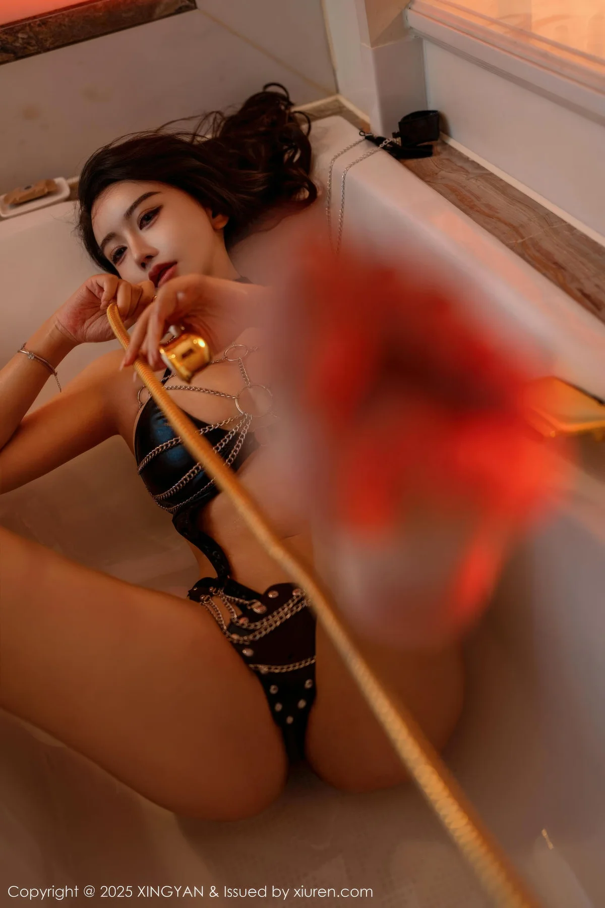 XINGYAN 星颜社 Vol.443 李若汐 黑色情趣服饰 - 7