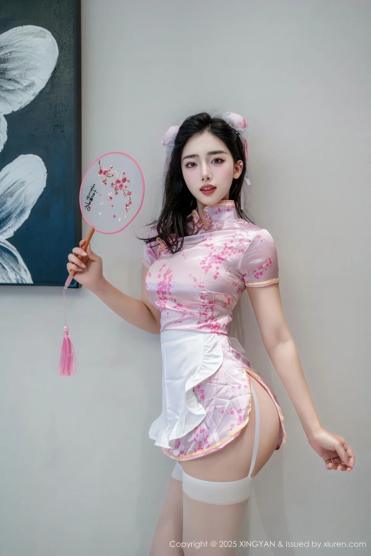 XINGYAN 星颜社 Vol.445 阮福福 翘臀旗袍丁字裤 - 3