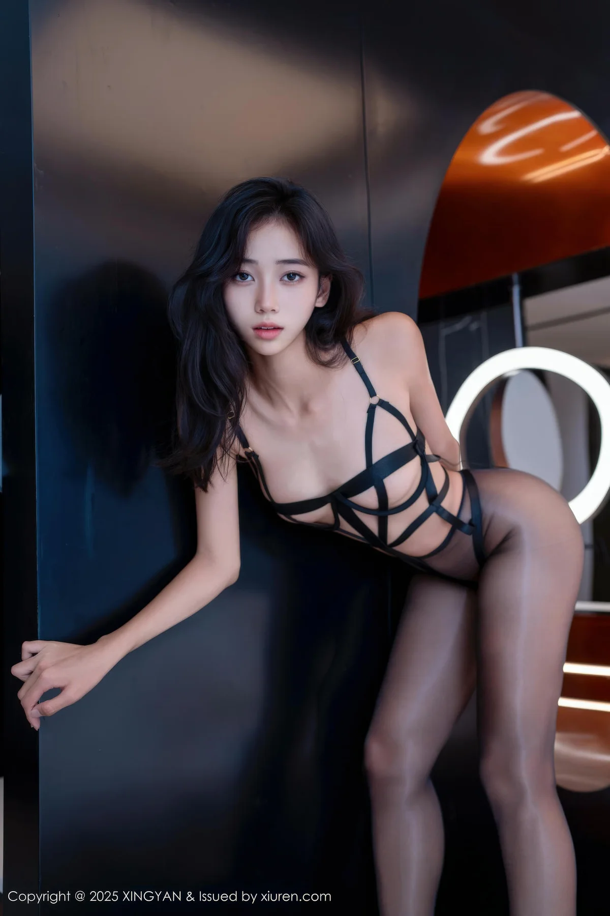 XINGYAN 星颜社 Vol.446 时安安 透视黑色情趣内衣 - 7