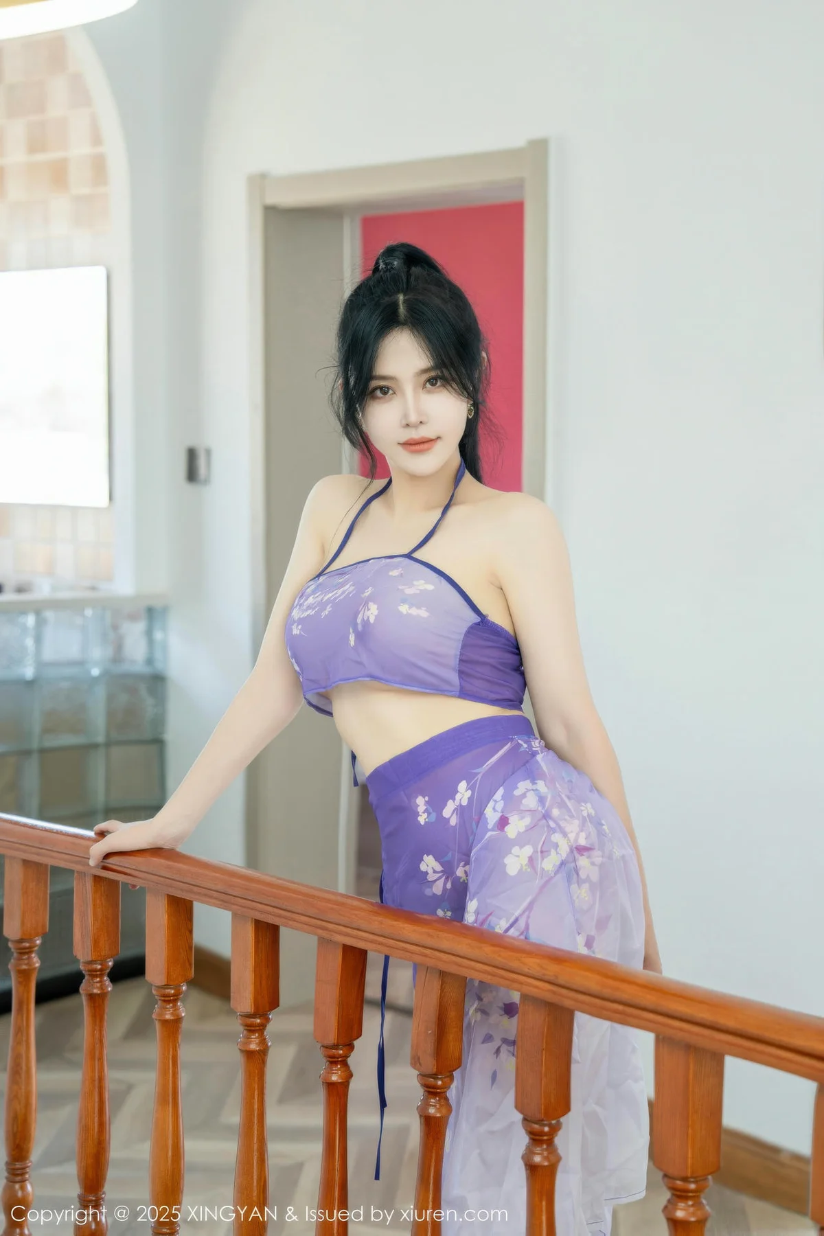 XINGYAN 星颜社 Vol.450 刘钰儿 紫色轻透服饰 - 6