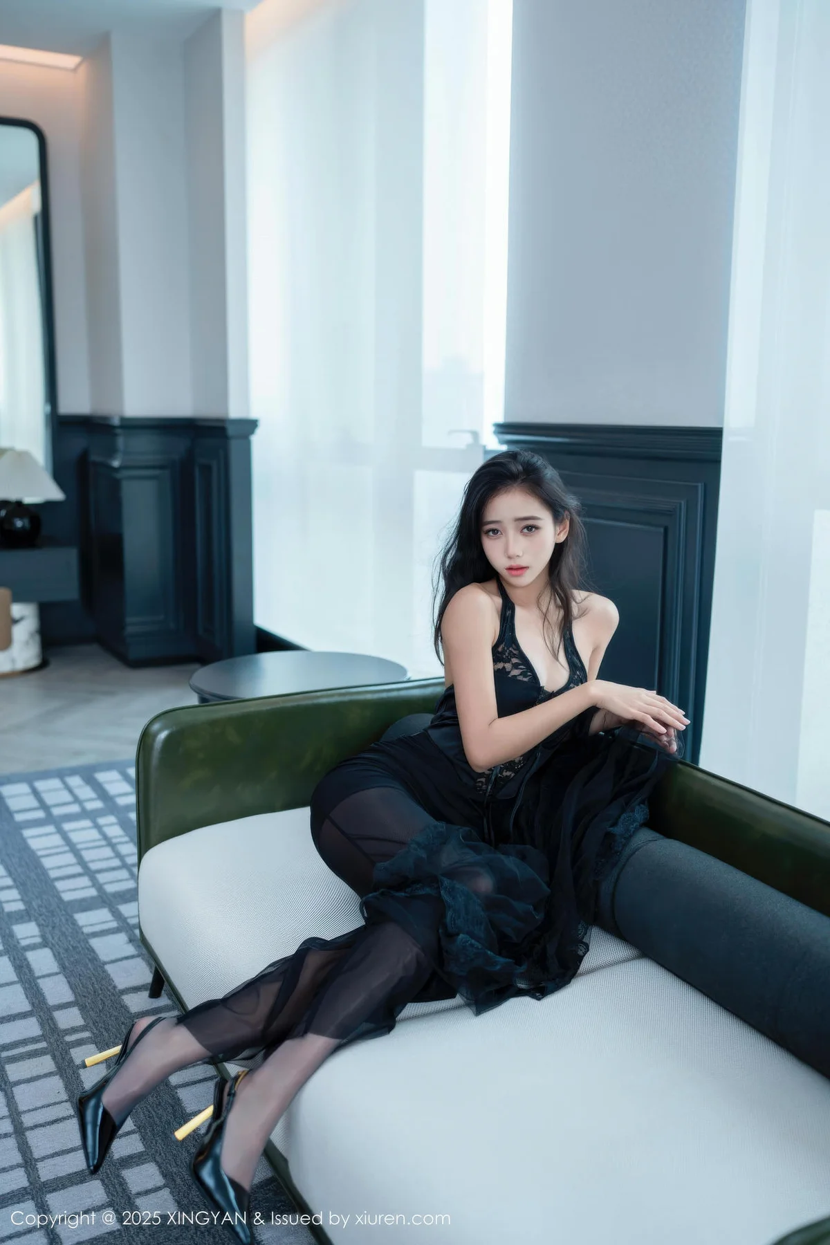 XINGYAN 星颜社 Vol.451 时安安 性感魅惑黑丝 - 1