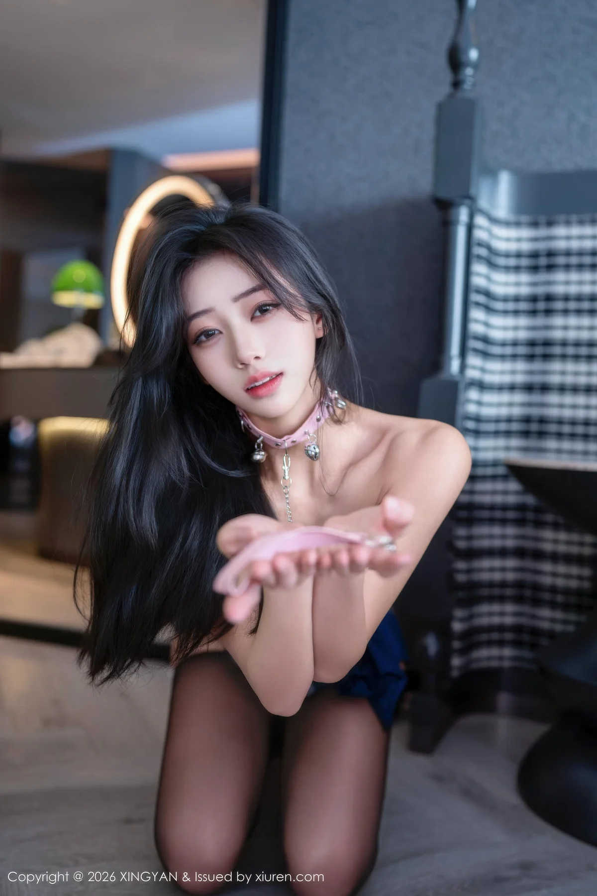 XINGYAN 星颜社 Vol.458 时安安 蓝色制服诱惑 - 4