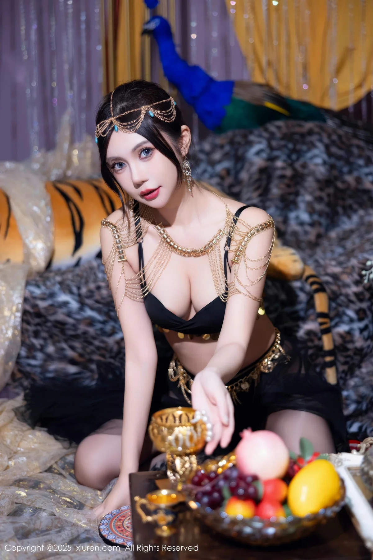 XiuRen 秀人 No.10018 绮里嘉ula 黑丝异域写真 - 8