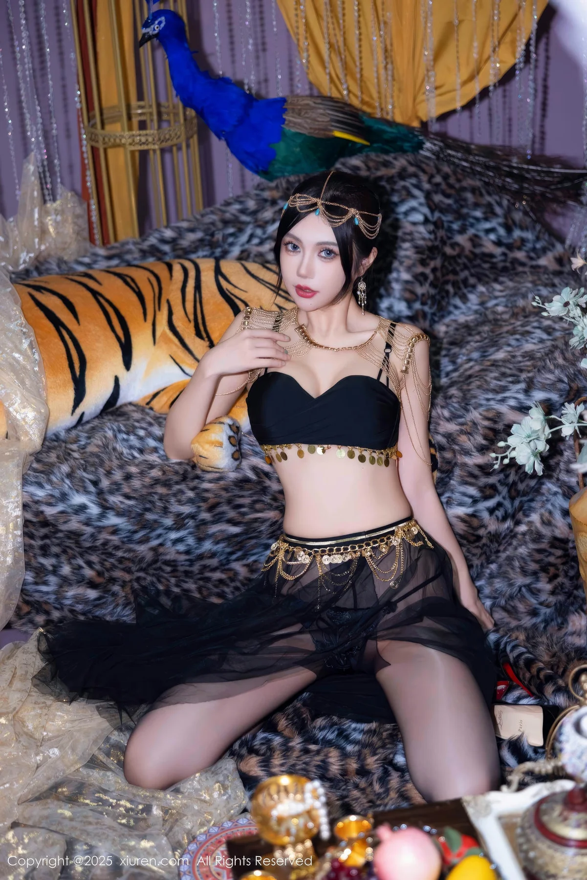 XiuRen 秀人 No.10018 绮里嘉ula 黑丝异域写真 - 9