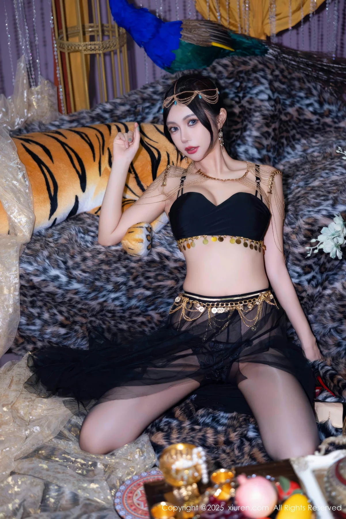 XiuRen 秀人 No.10018 绮里嘉ula 黑丝异域写真 - 10