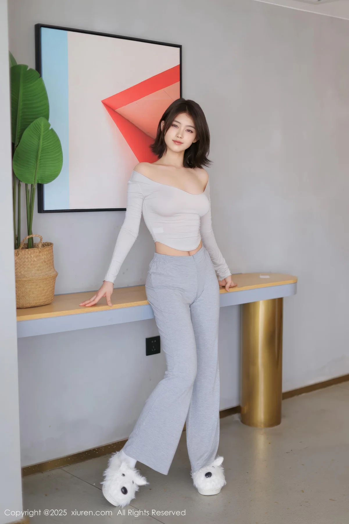 XiuRen 秀人 No.10021 小橘子orange 乳贴翘臀少女私房 - 10