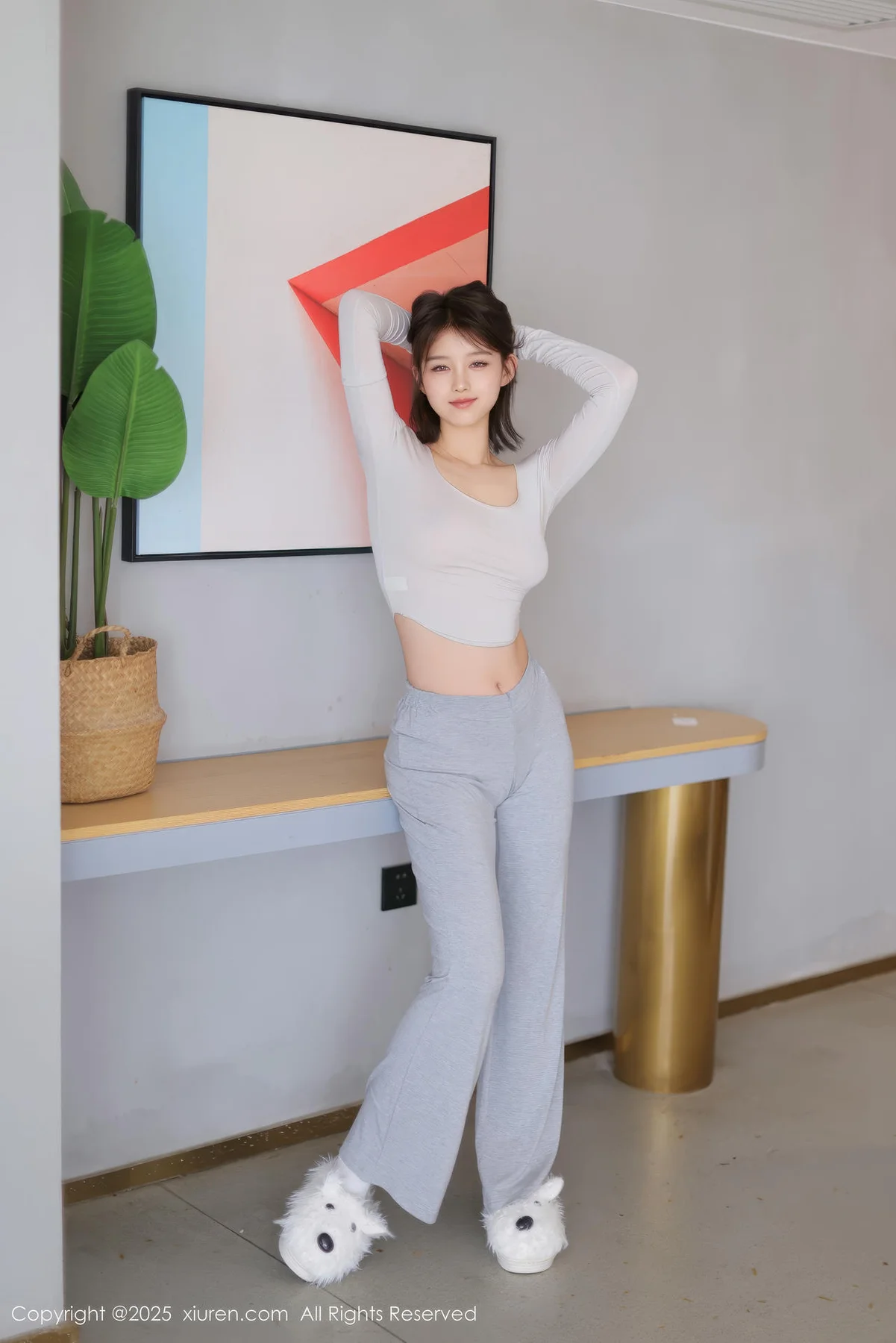 XiuRen 秀人 No.10021 小橘子orange 乳贴翘臀少女私房 - 1