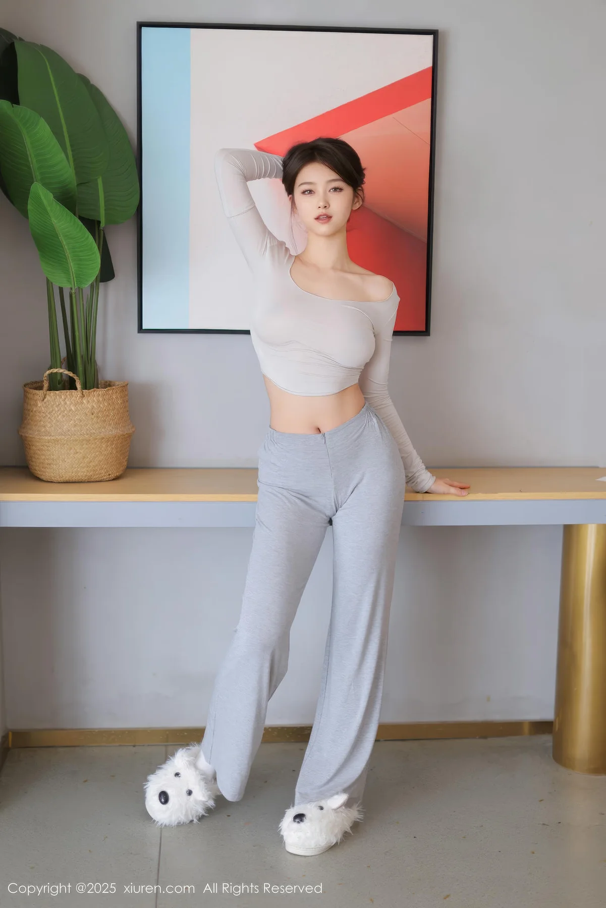 XiuRen 秀人 No.10021 小橘子orange 乳贴翘臀少女私房 - 2