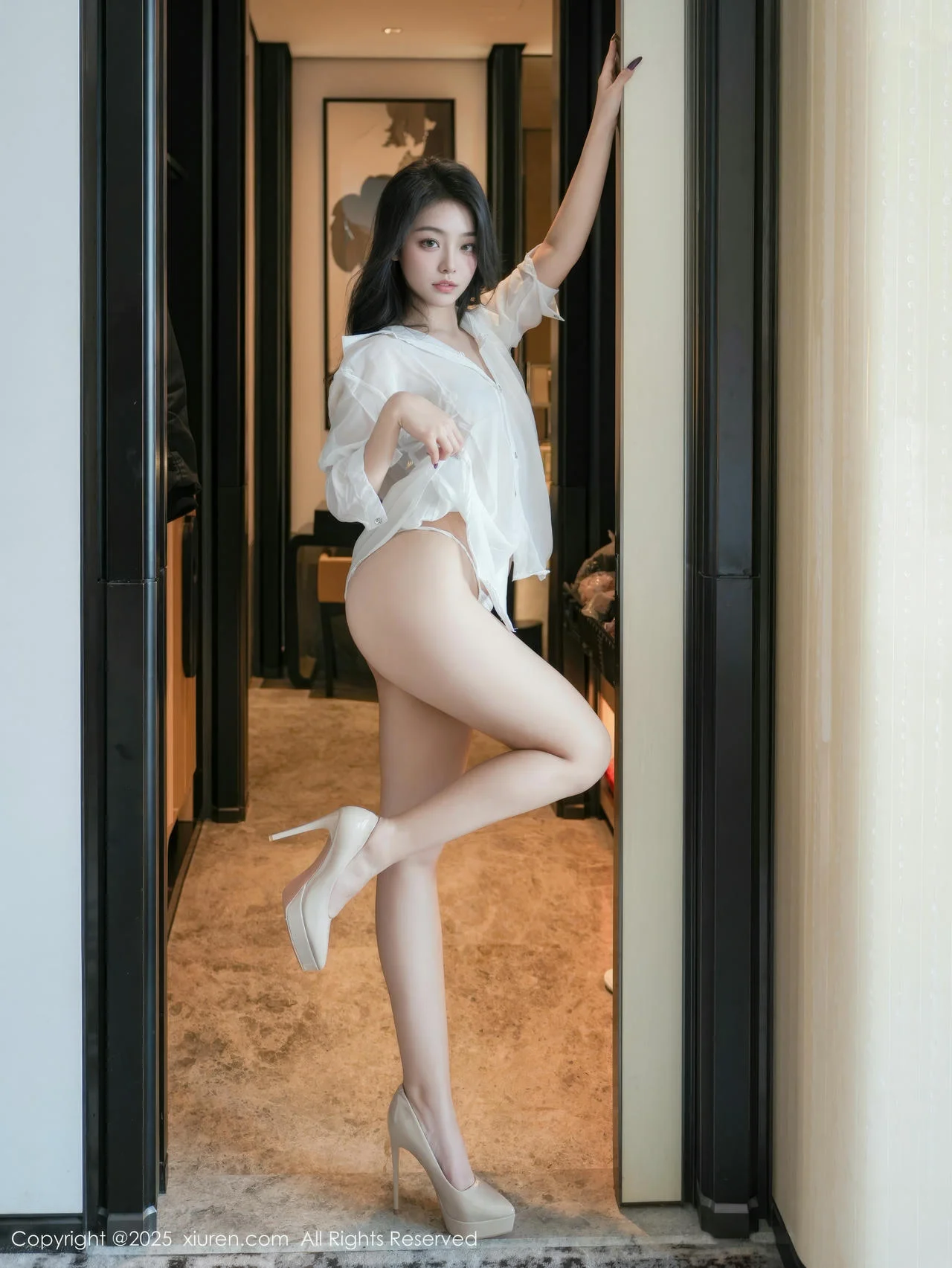 XiuRen 秀人 No.10025 白琮暖 透视香肩气质美女 - 10