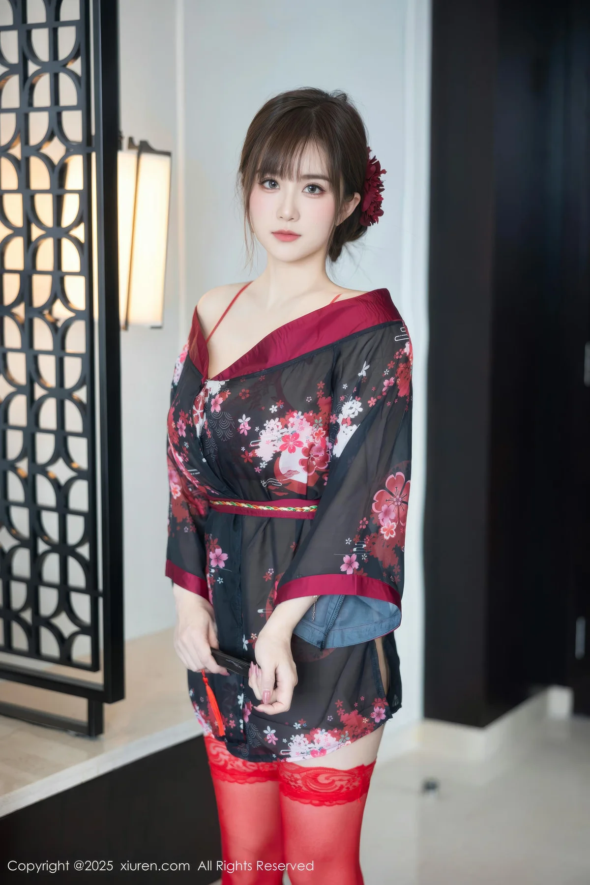 XiuRen 秀人 No.10026 小肉肉咪 和服美乳性感私房 - 2