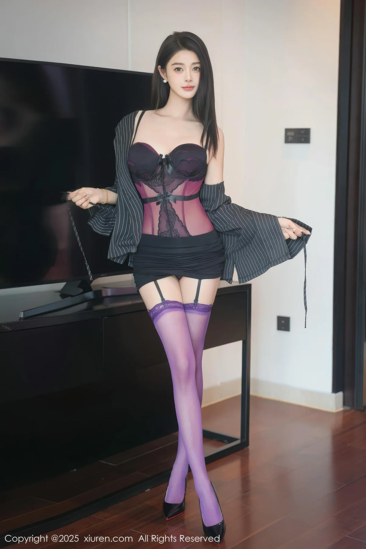 XiuRen 秀人 No.10053 Candy糖糖 翘臀丁字裤私房 - 7