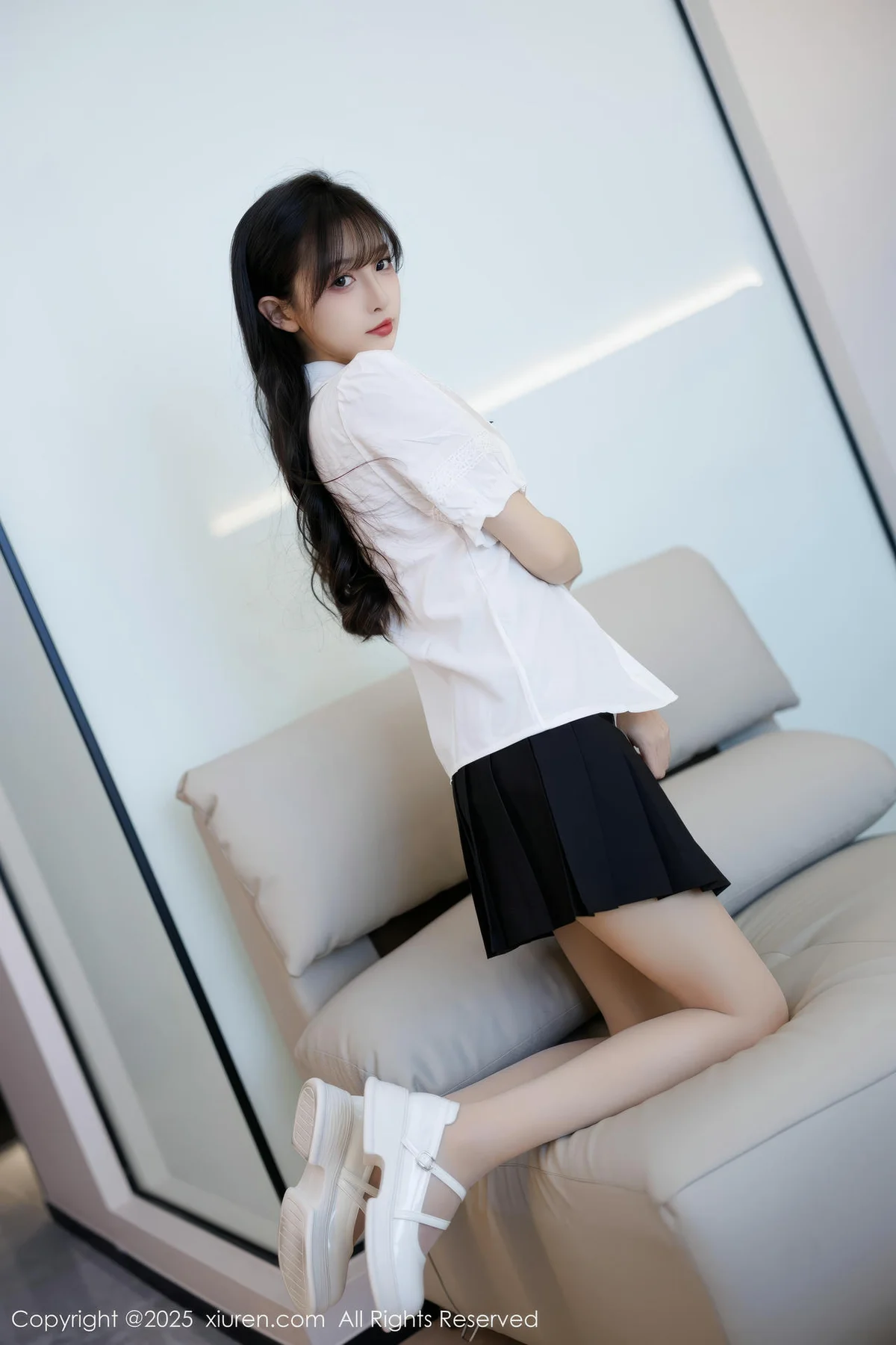 XiuRen 秀人 No.10067 樱桃小阑子 白丝美腿少女 - 8