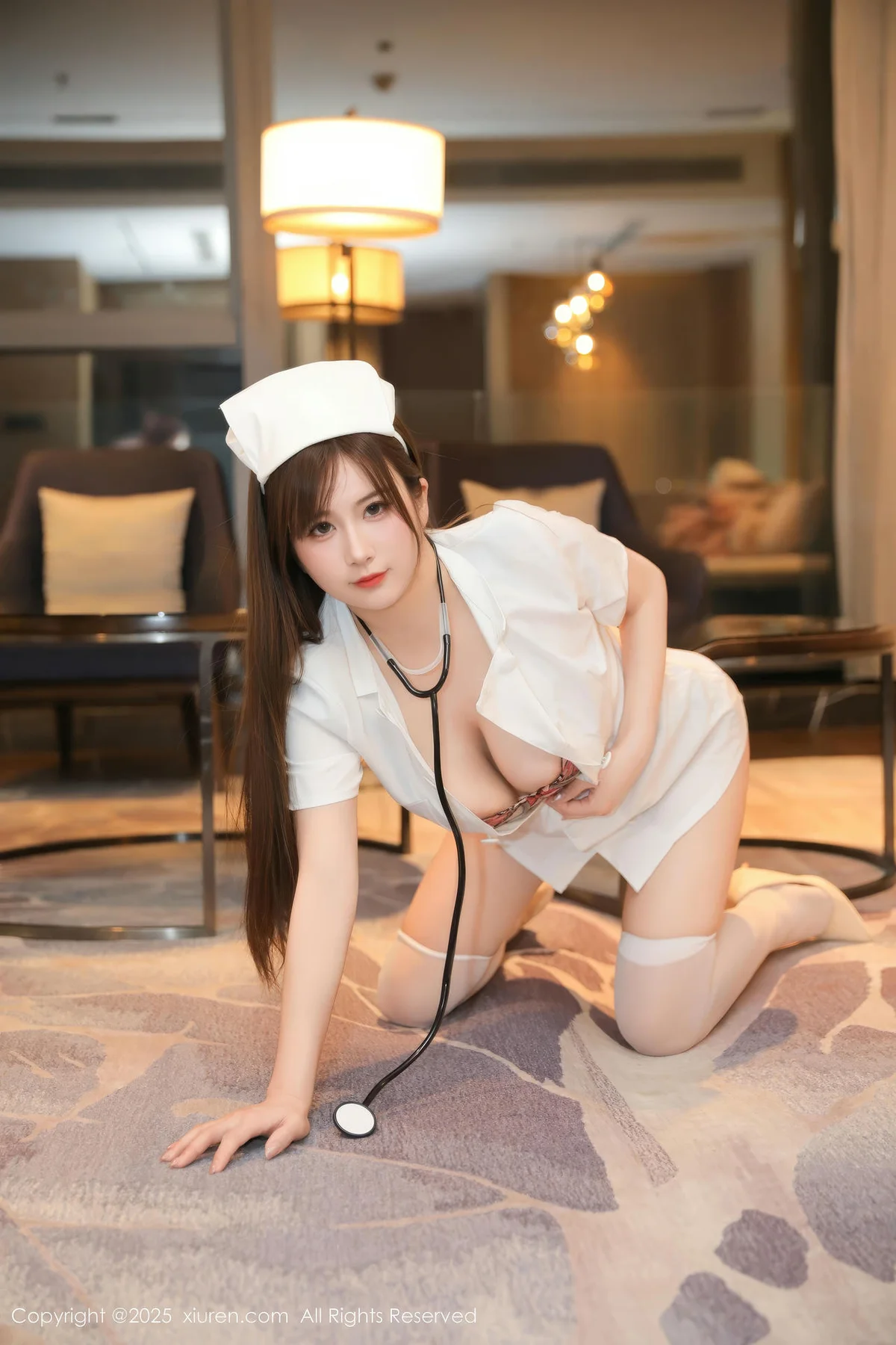 XiuRen 秀人 No.10089 小肉肉咪 护士制服浴室湿身 - 6