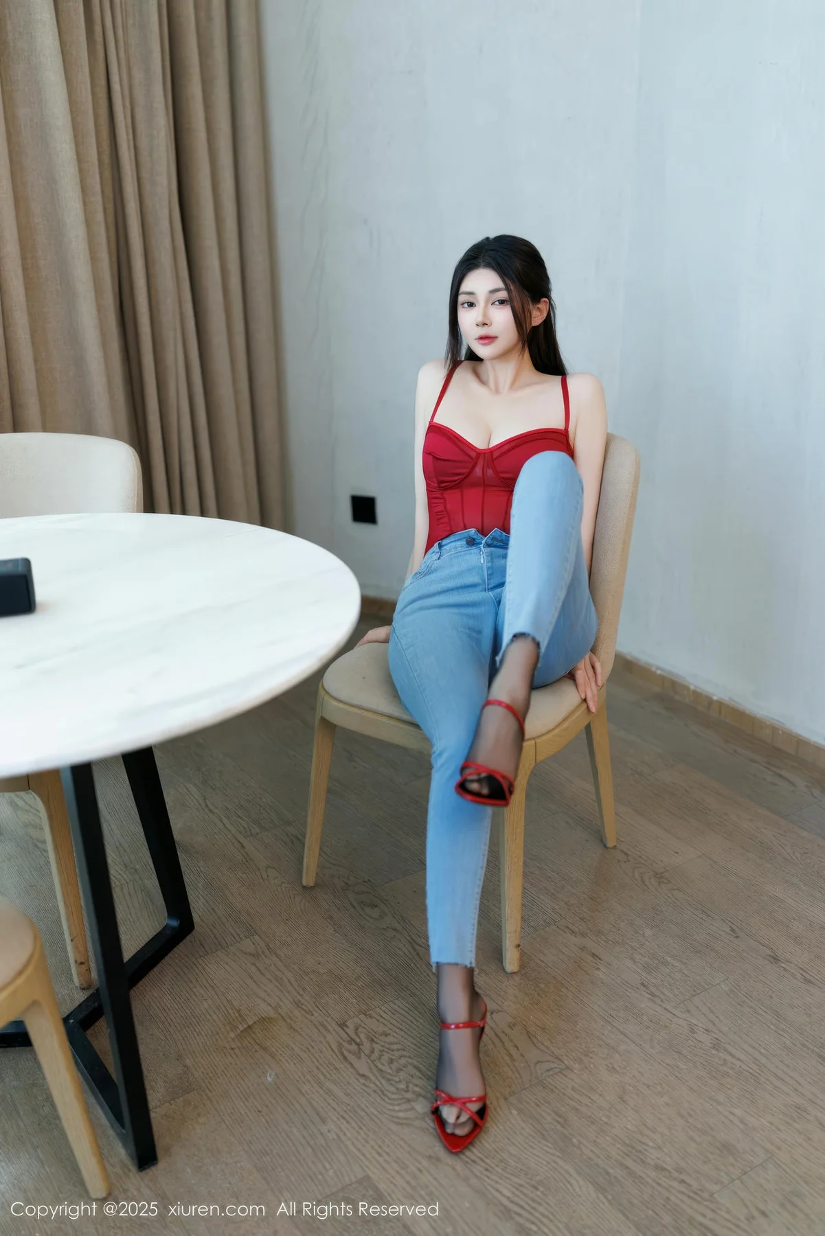 XiuRen 秀人 No.10090 凯竹Quinn 粉色紧身衣 - 2