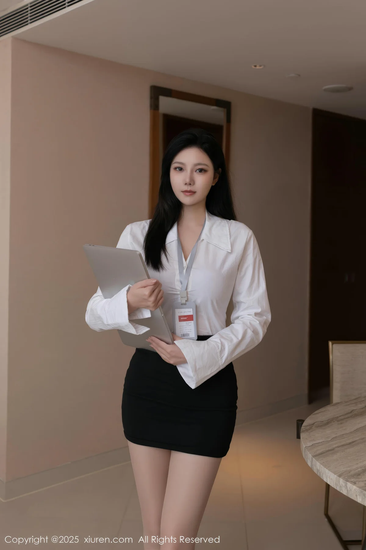 XiuRen 秀人 No.10100 安然anran 玉体紫色内衣 - 3