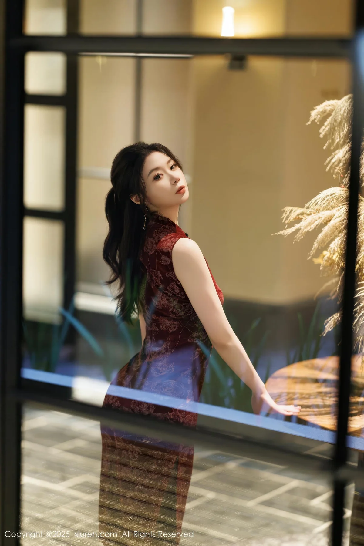 XiuRen 秀人 No.10106 梦心玥 紫色情趣连体衣 - 6