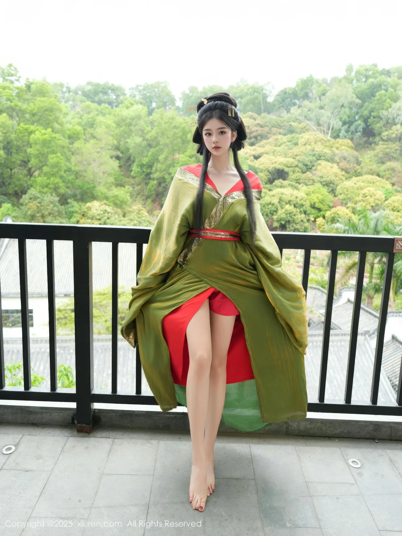 XiuRen 秀人 No.10126 雪糕CiCi 古装制服玉体户外 - 10