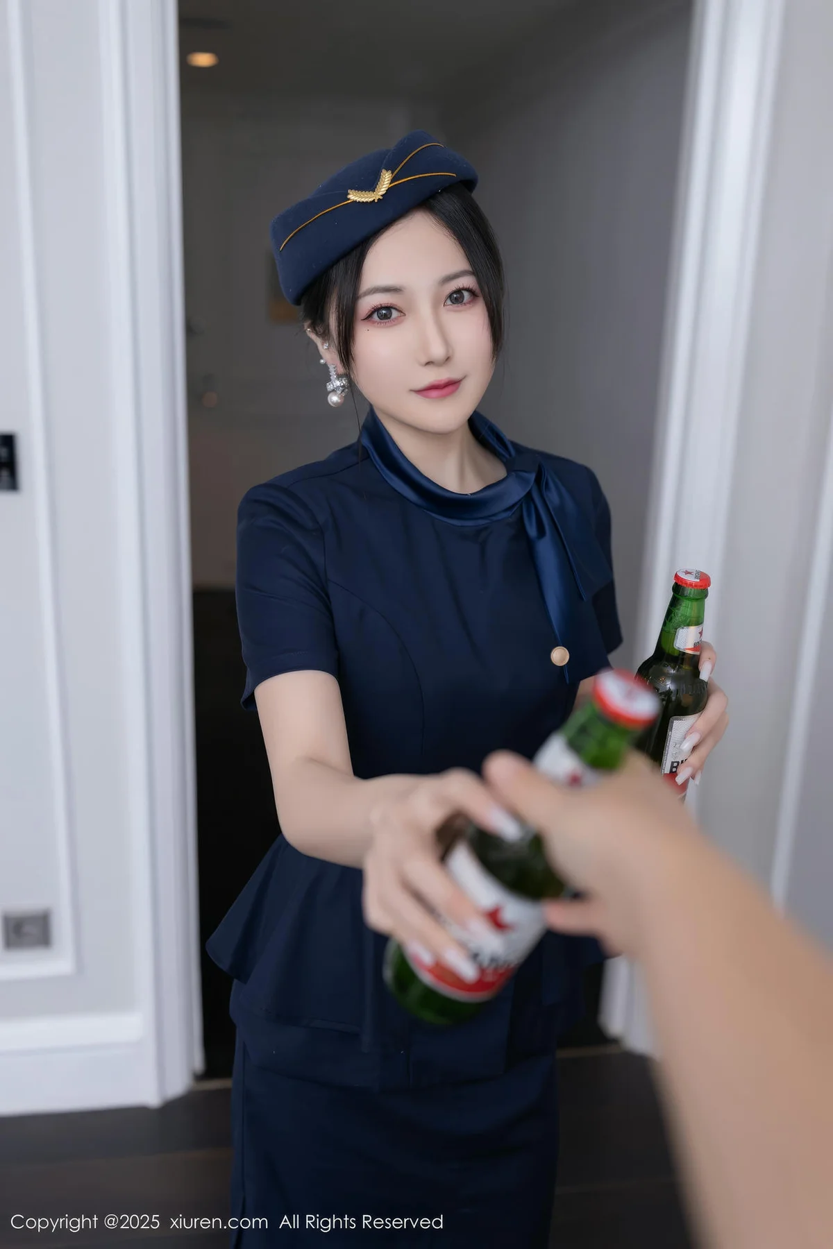XiuRen 秀人 No.10142 鱼子酱Fish 制服女神服务 - 5