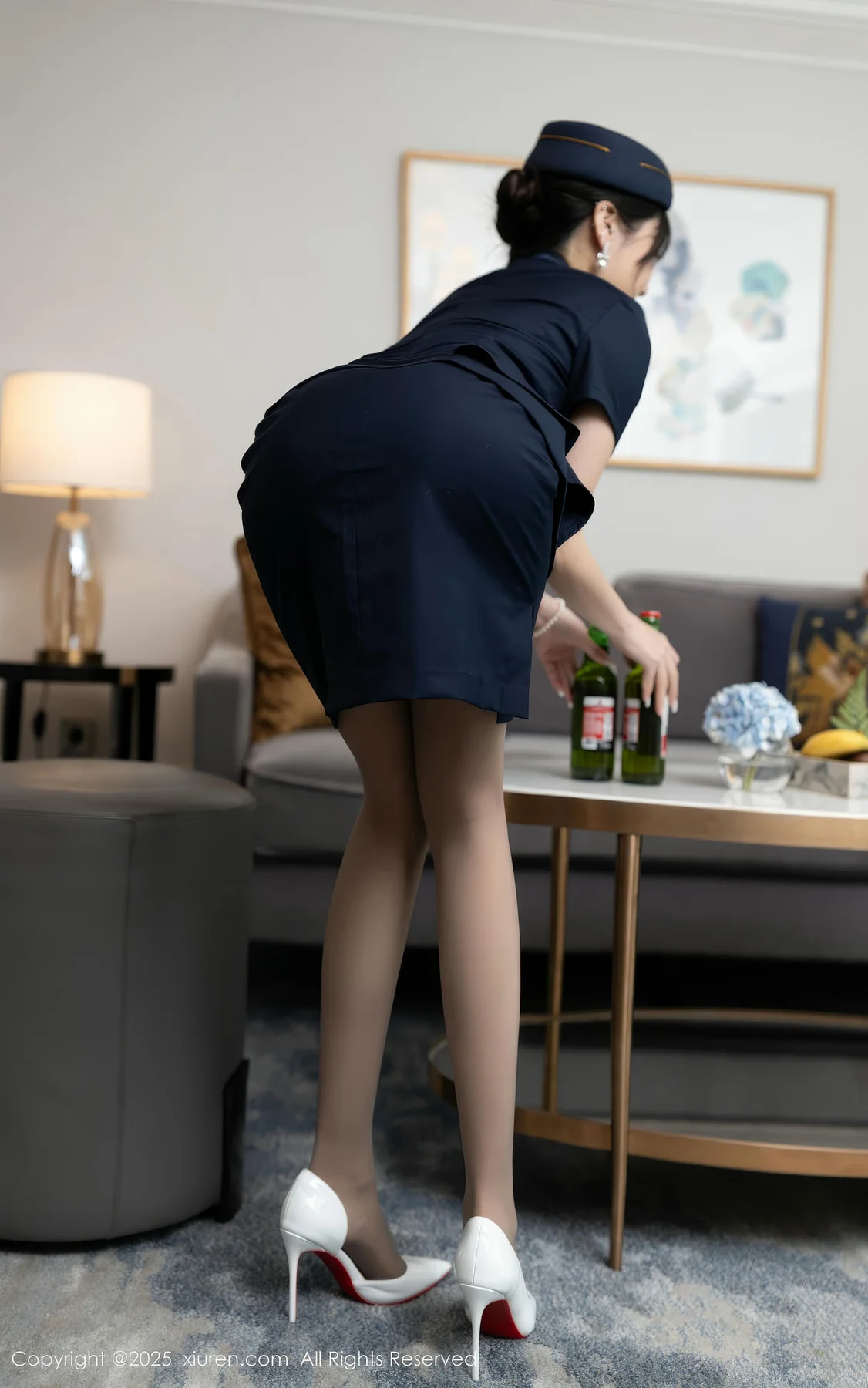 XiuRen 秀人 No.10142 鱼子酱Fish 制服女神服务 - 6