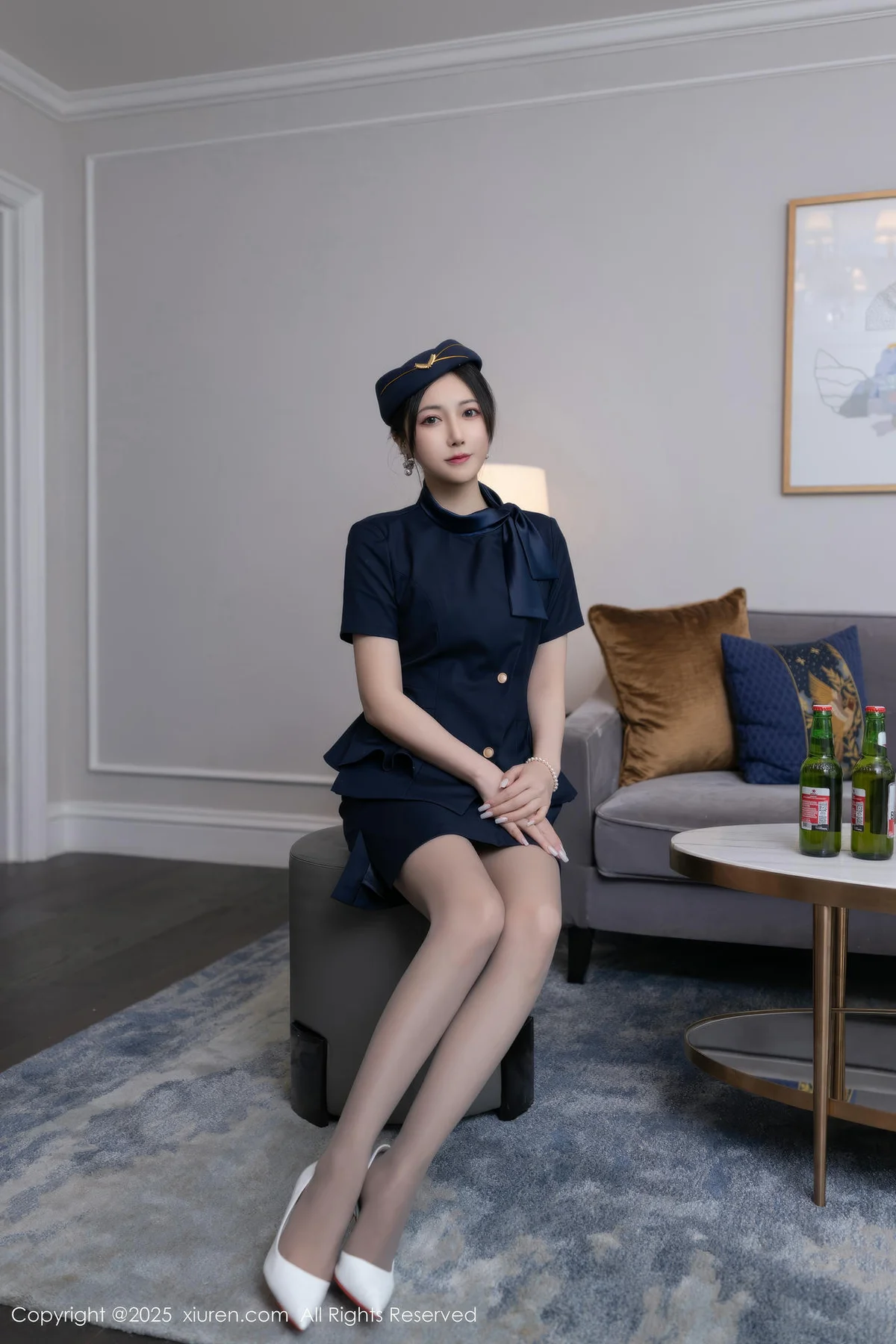 XiuRen 秀人 No.10142 鱼子酱Fish 制服女神服务 - 10