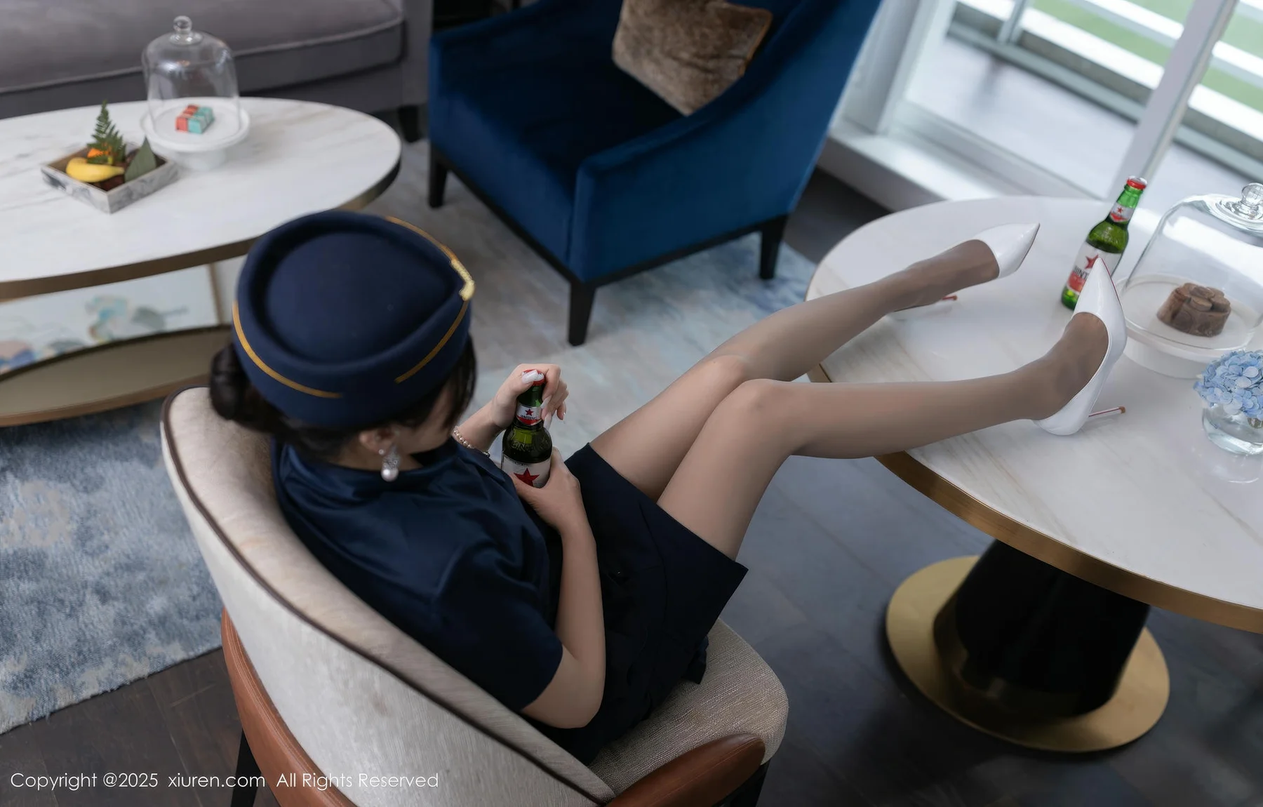 XiuRen 秀人 No.10142 鱼子酱Fish 制服女神服务 - 1